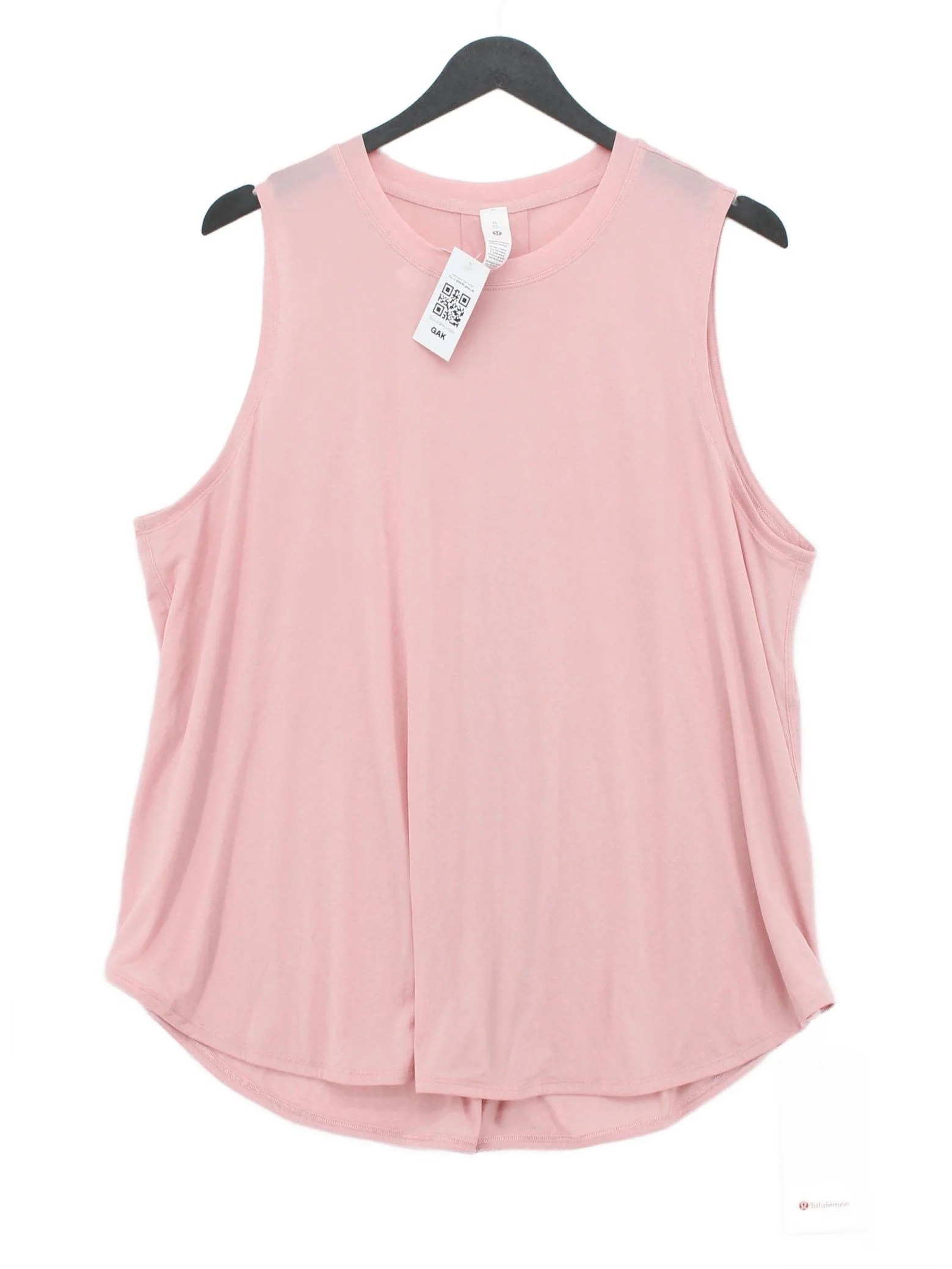 Lululemon Women's T-Shirt XL Pink Polyester with Spandex Basic New with tags
