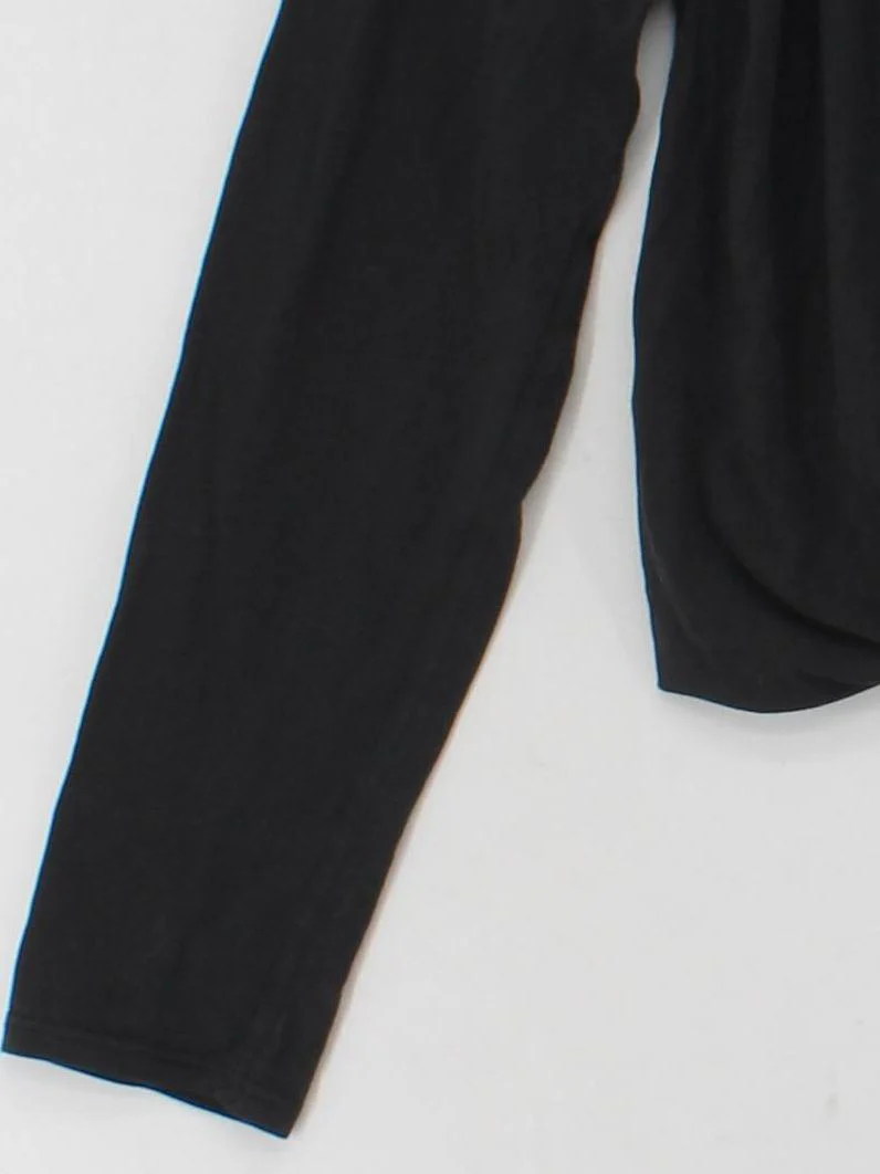 Lululemon Women's Top S Black 100% Other Long Sleeve Round Neck Cropped - Image 4