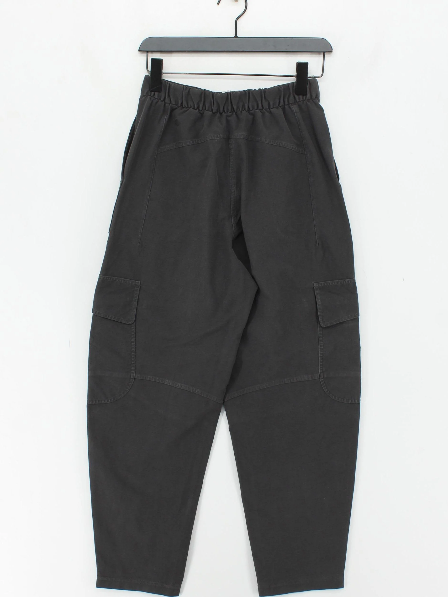 Lululemon Women's Trousers W 27 in Grey Cotton with Elastane Tapered Cargo - Image 2