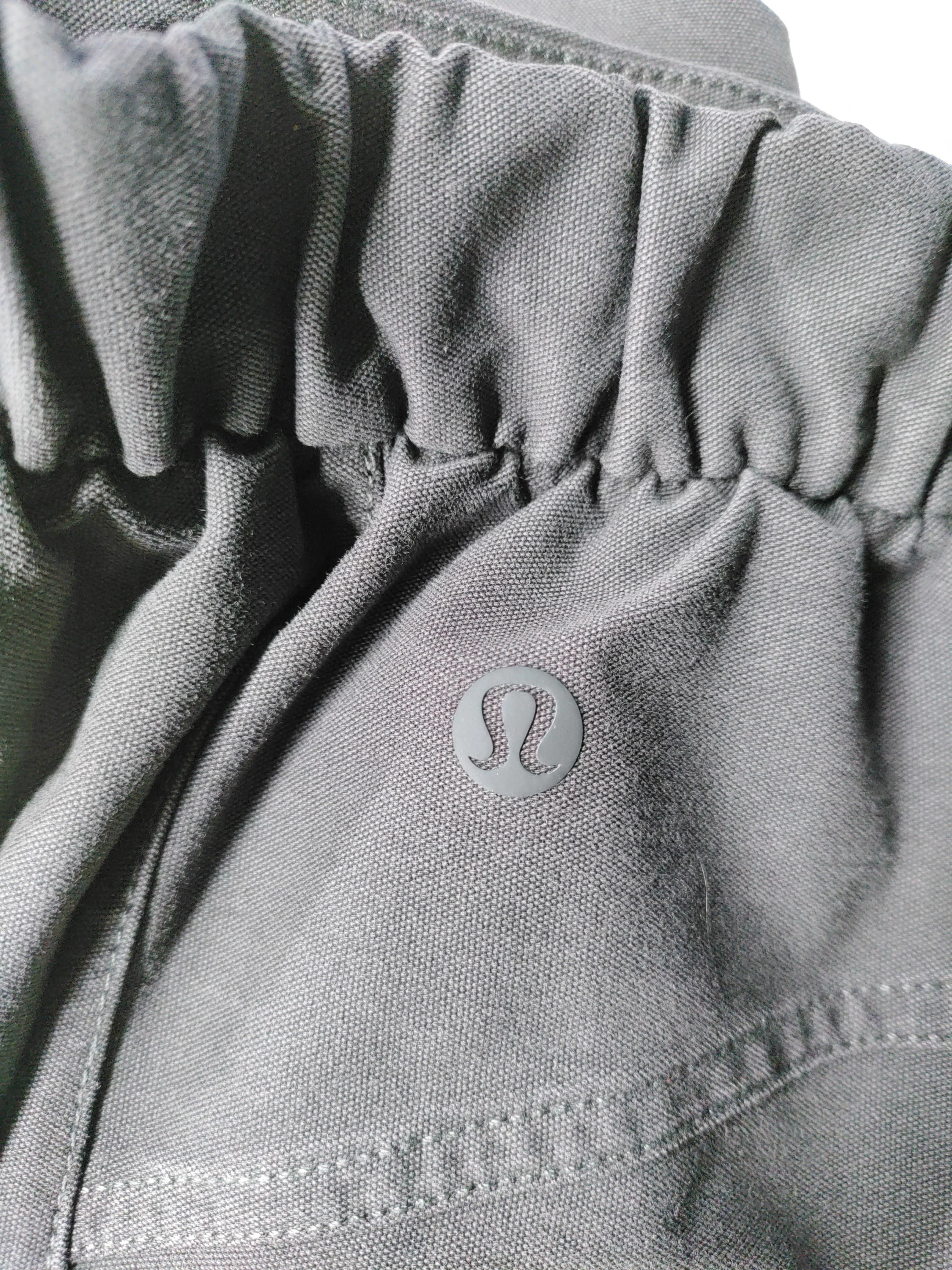 Lululemon Women's Trousers W 27 in Grey Cotton with Elastane Tapered Cargo - Image 5
