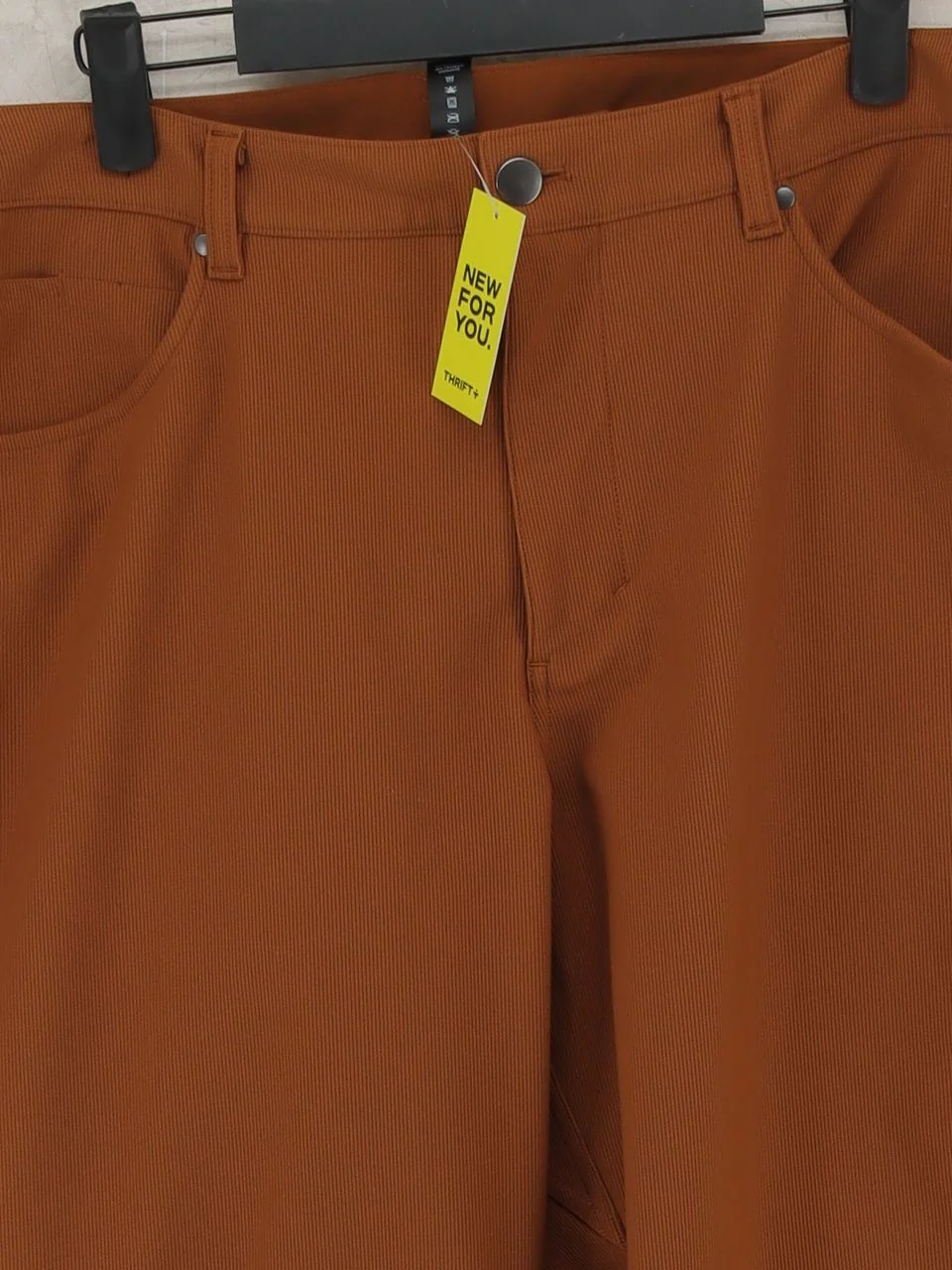 Lululemon Women's Trousers W 38 in Tan Polyester with Elastane Straight Chino - Image 3