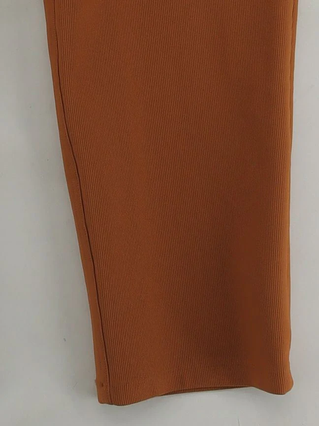 Lululemon Women's Trousers W 38 in Tan Polyester with Elastane Straight Chino - Image 4