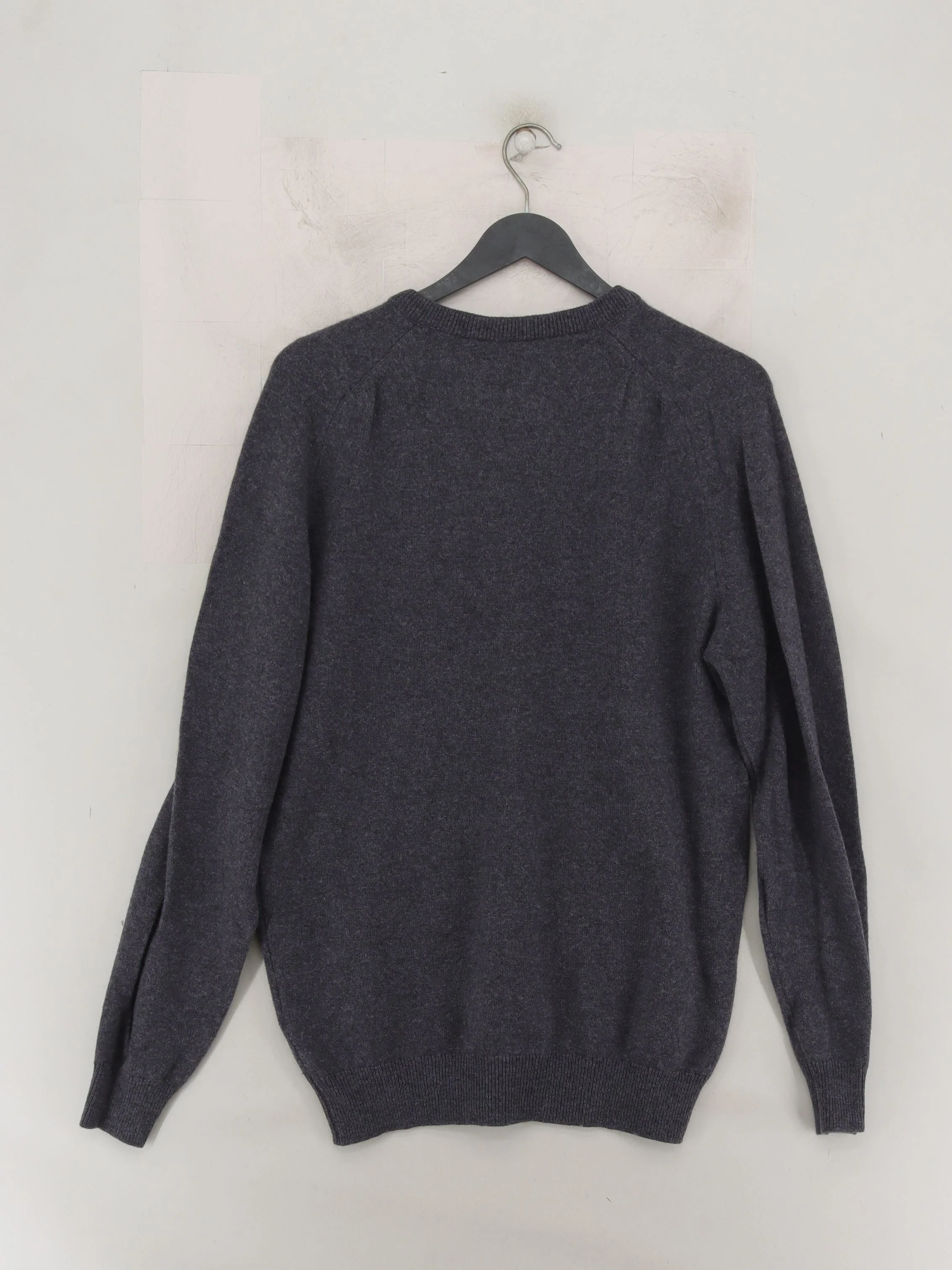 Lyle & Scott Men's Jumper M Grey Argyle 100% Other Round Neck Pullover - Image 2
