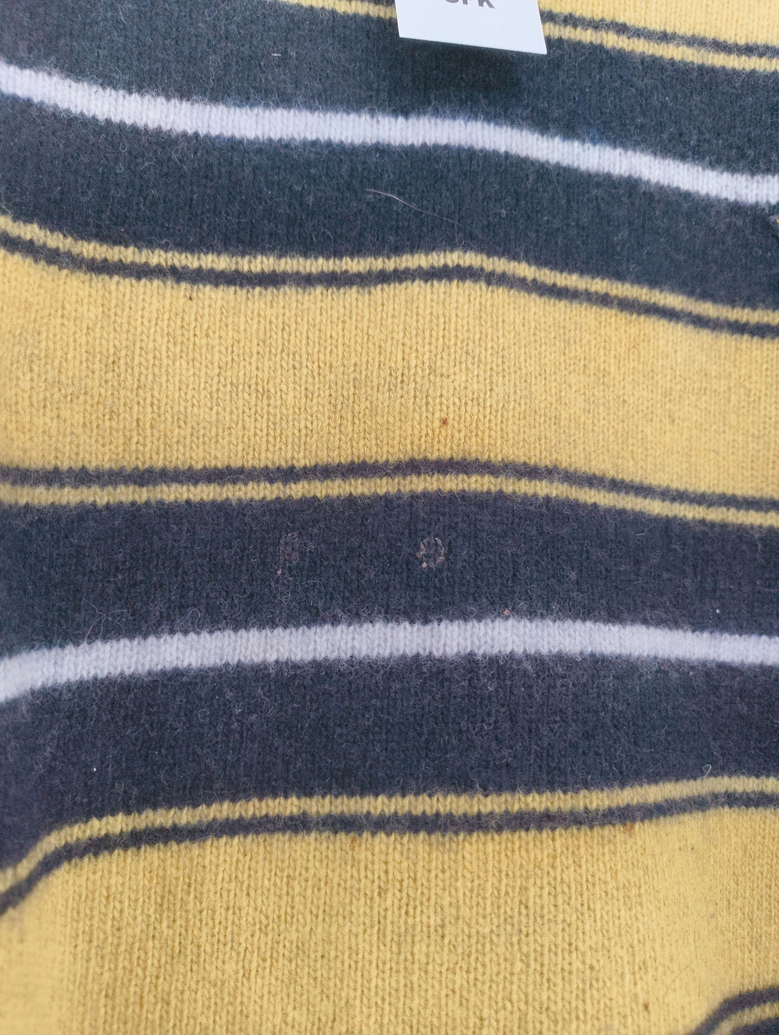 Lyle & Scott Men's Jumper M Multi Striped Wool with Polyamide Crew Neck Pullover - Image 5