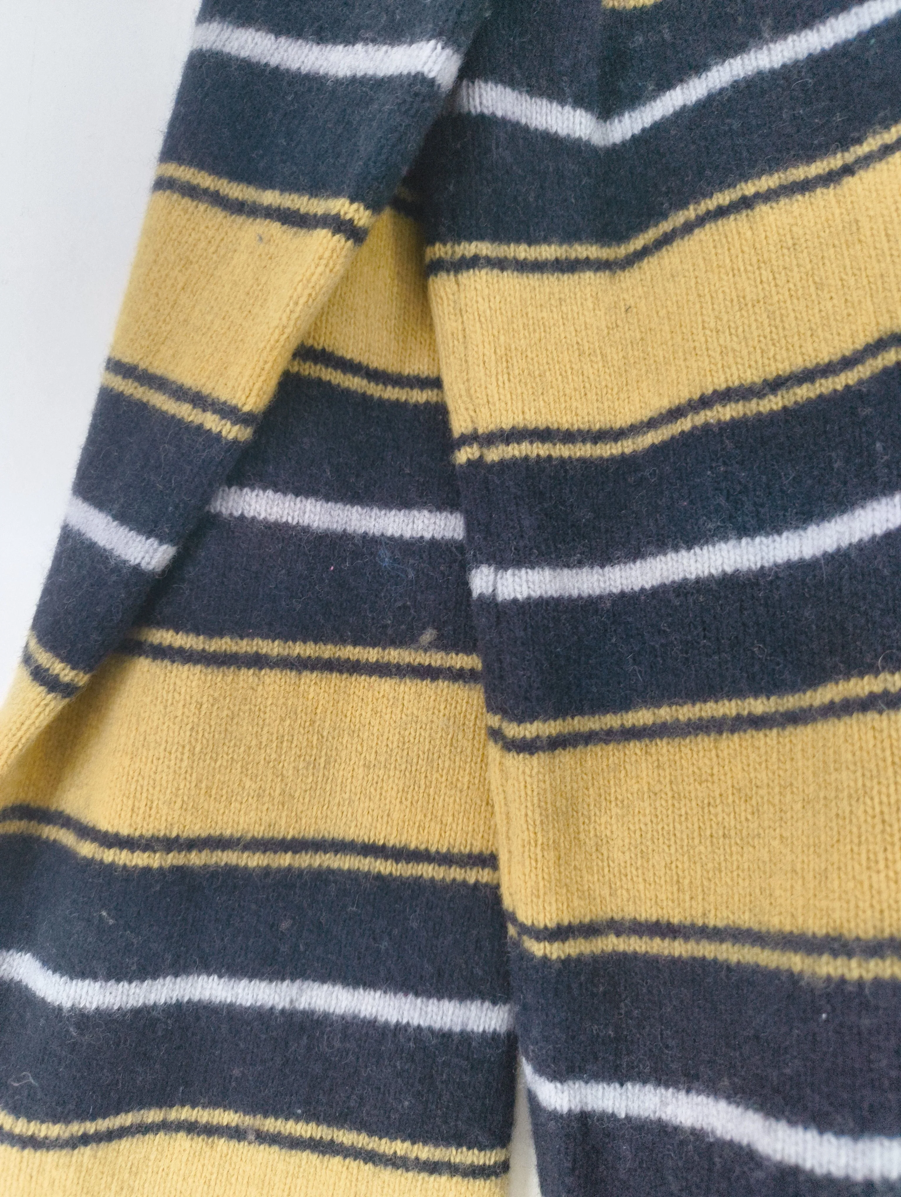 Lyle & Scott Men's Jumper M Multi Striped Wool with Polyamide Crew Neck Pullover - Image 6