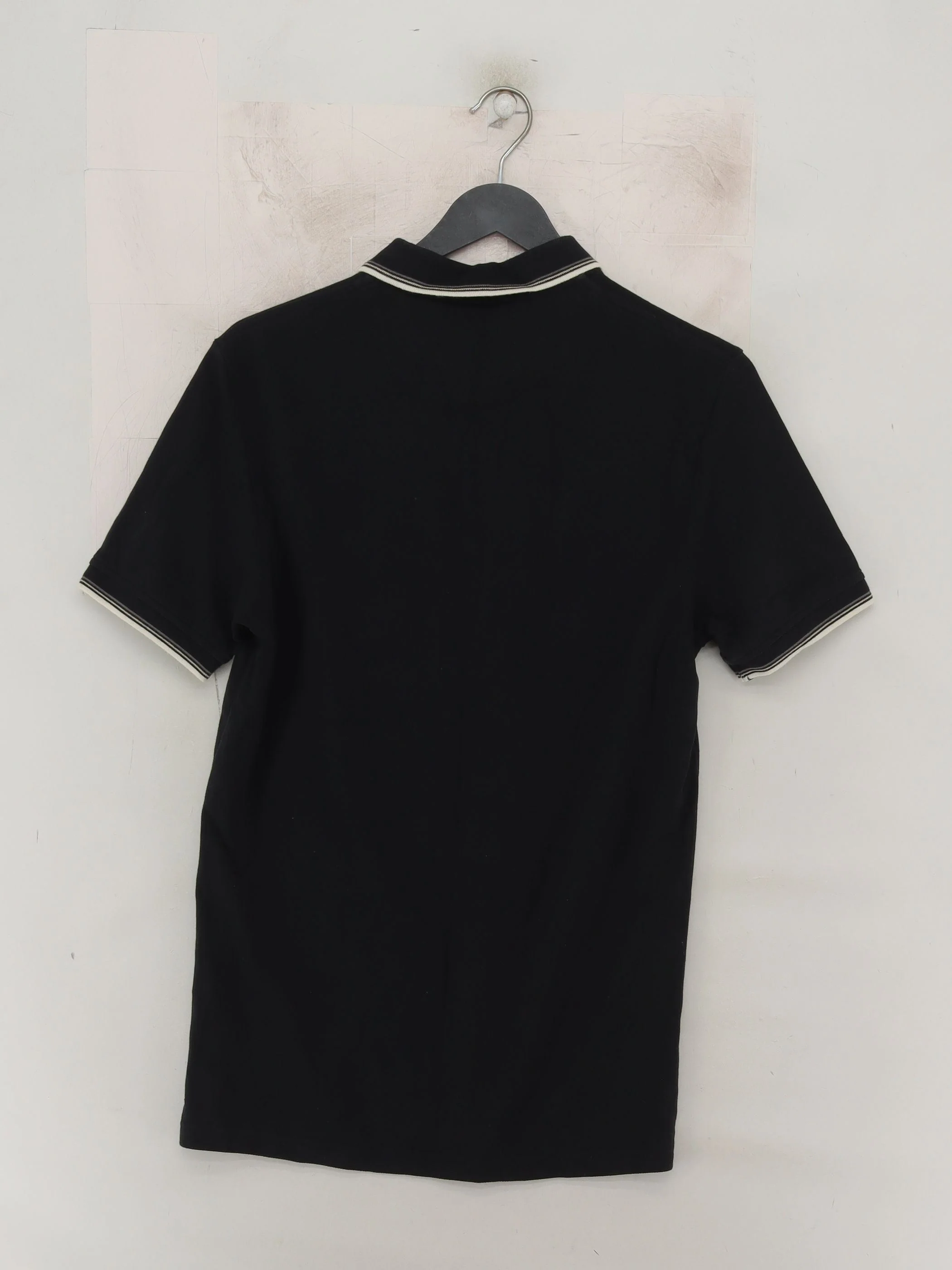 Lyle & Scott Men's Polo S Black 100% Cotton Basic - Image 2