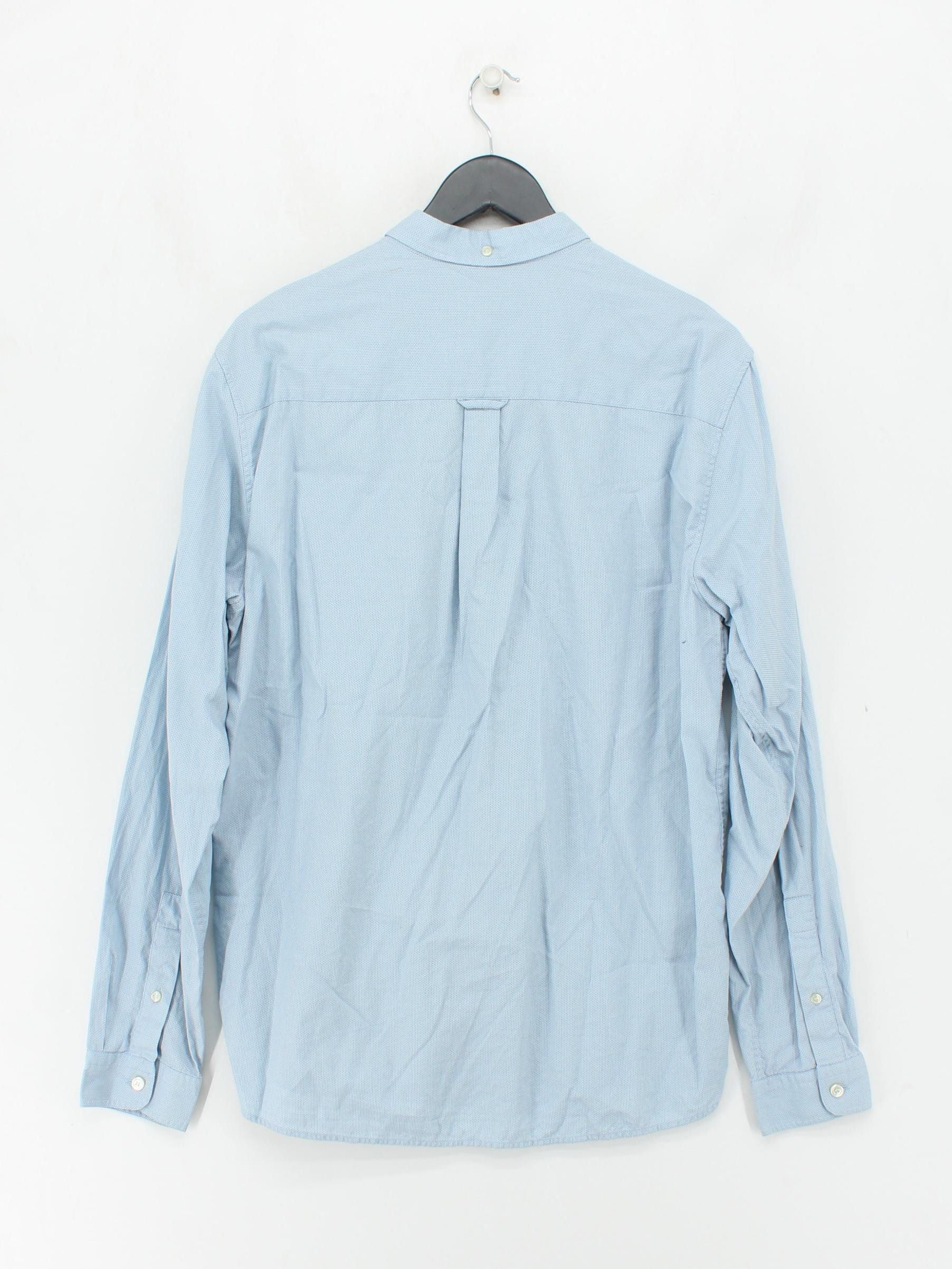 Lyle & Scott Men's Shirt L Blue 100% Cotton Basic - Image 2