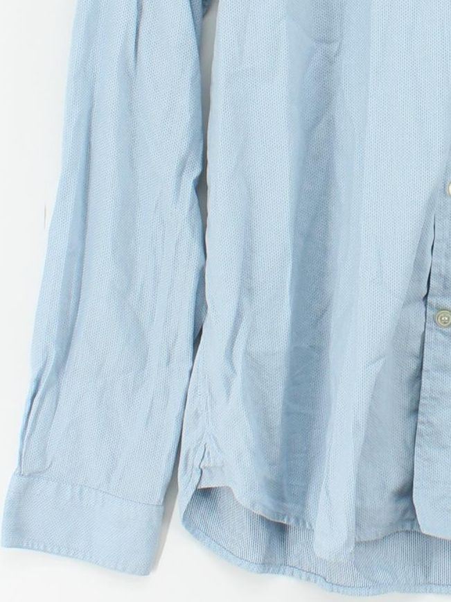 Lyle & Scott Men's Shirt L Blue 100% Cotton Basic - Image 4