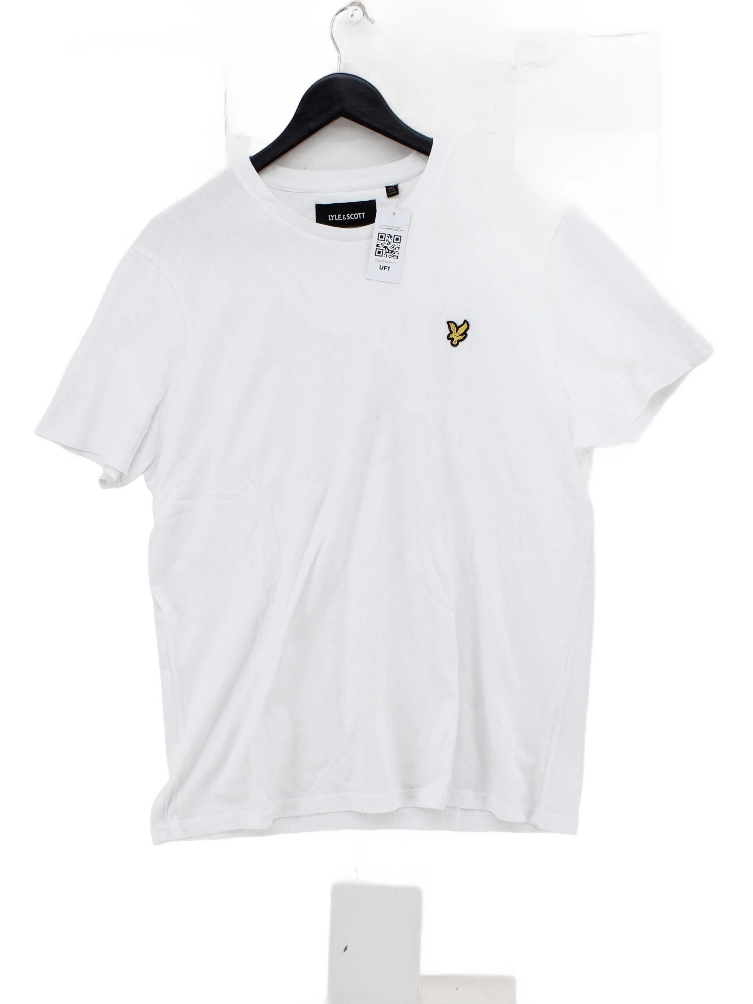 Lyle & Scott Men's T-Shirt XL White 100% Cotton Basic