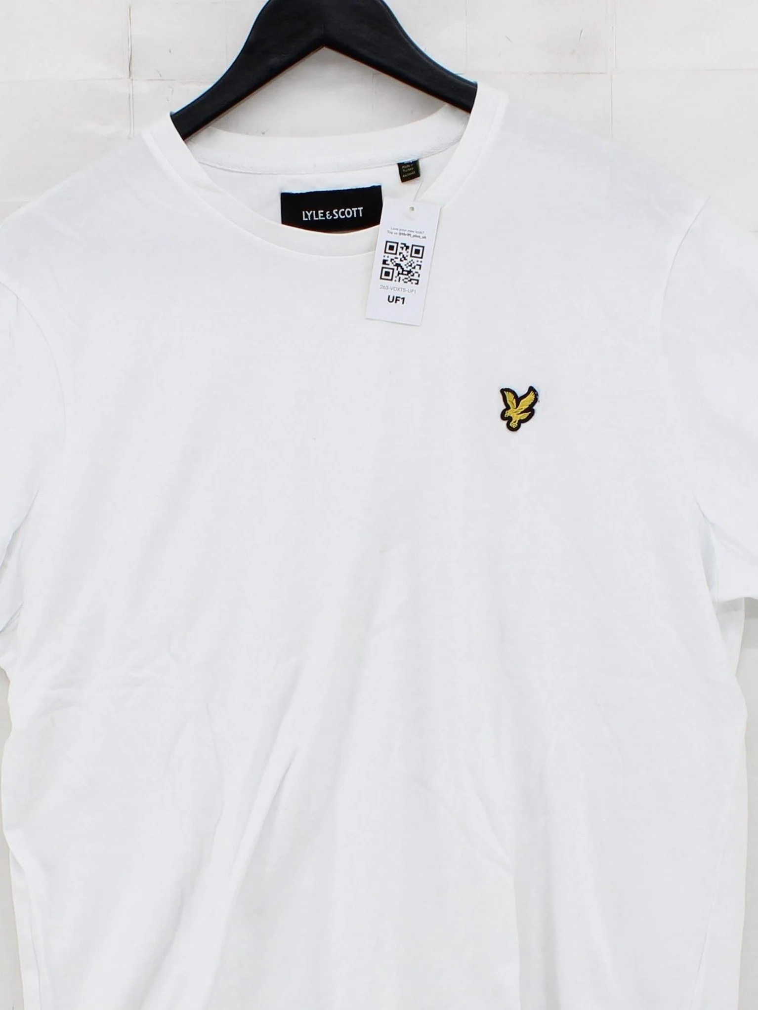 Lyle & Scott Men's T-Shirt XL White 100% Cotton Basic - Image 3