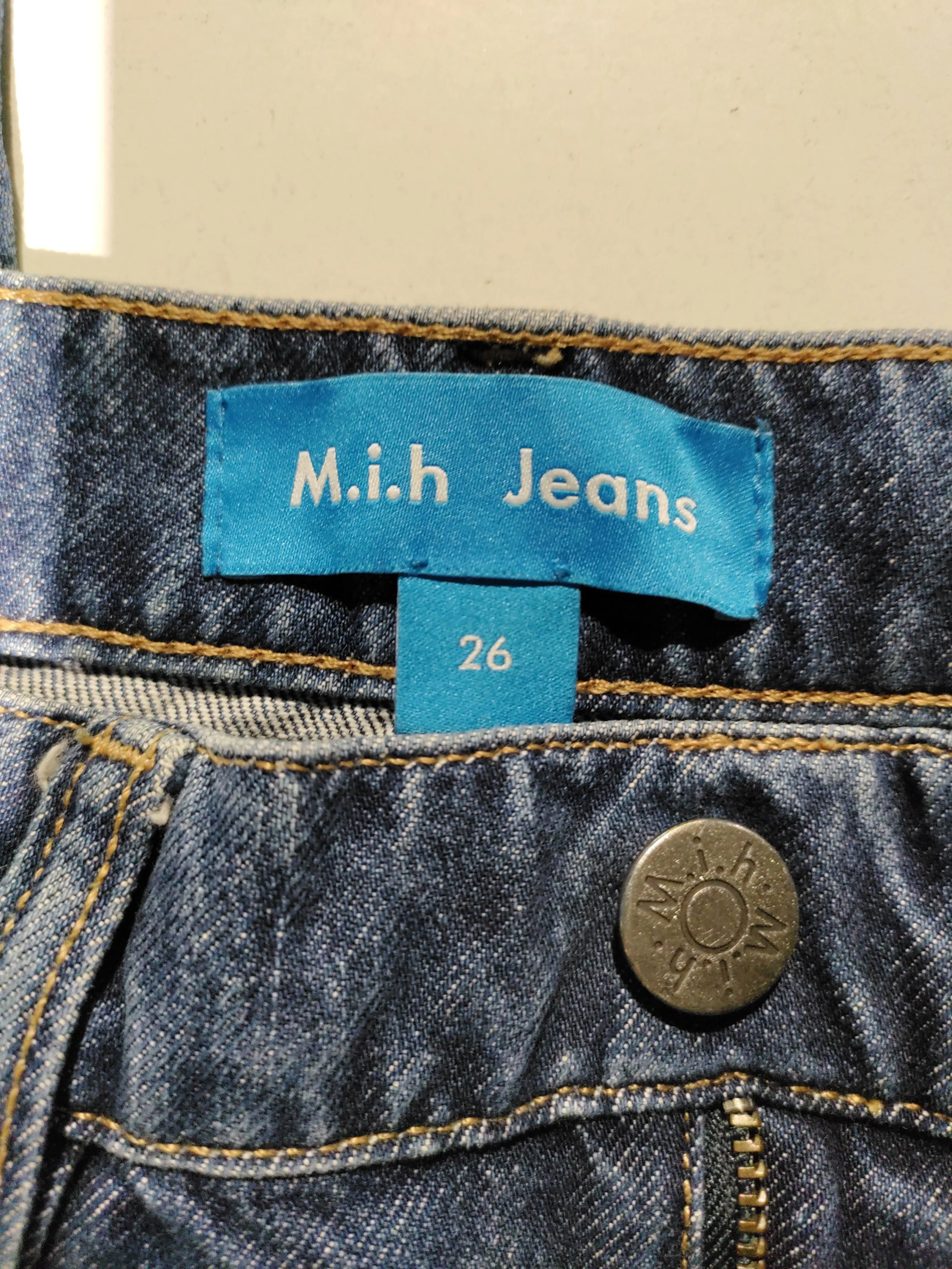 M.i.h Jeans Women's Jeans W 26 in Blue Cotton with Elastane Straight - Image 5