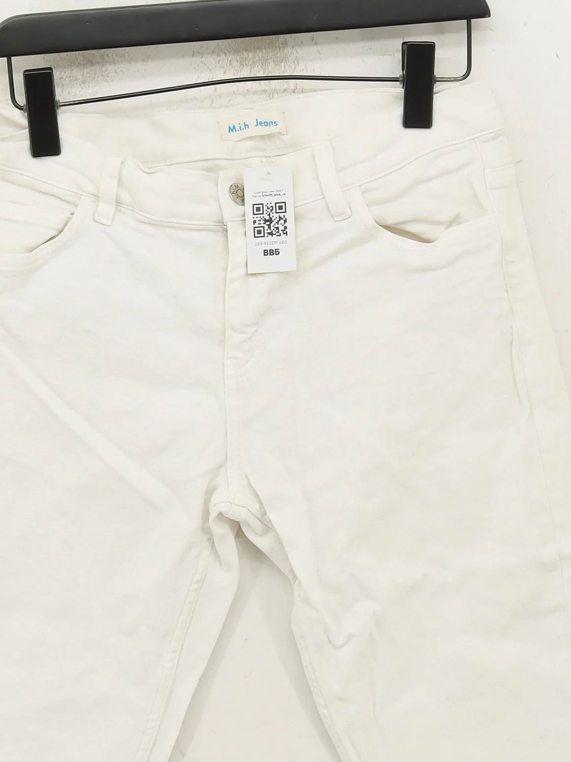 M.i.h Jeans Women's Jeans W 26 in White 100% Cotton Mom - Image 3