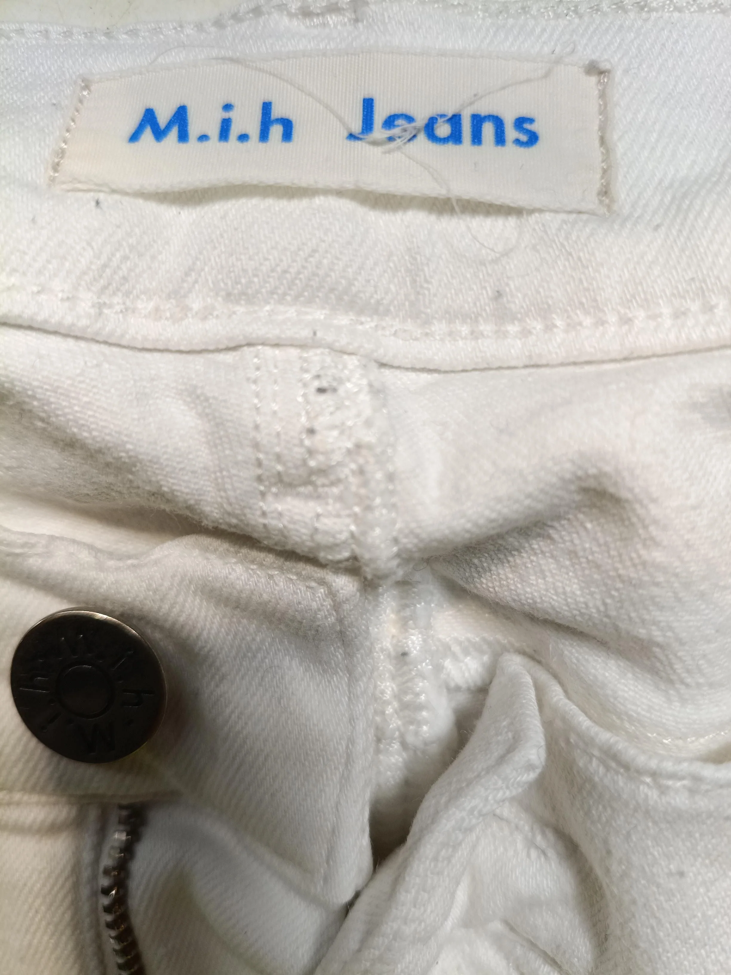 M.i.h Jeans Women's Jeans W 26 in White 100% Cotton Mom - Image 5