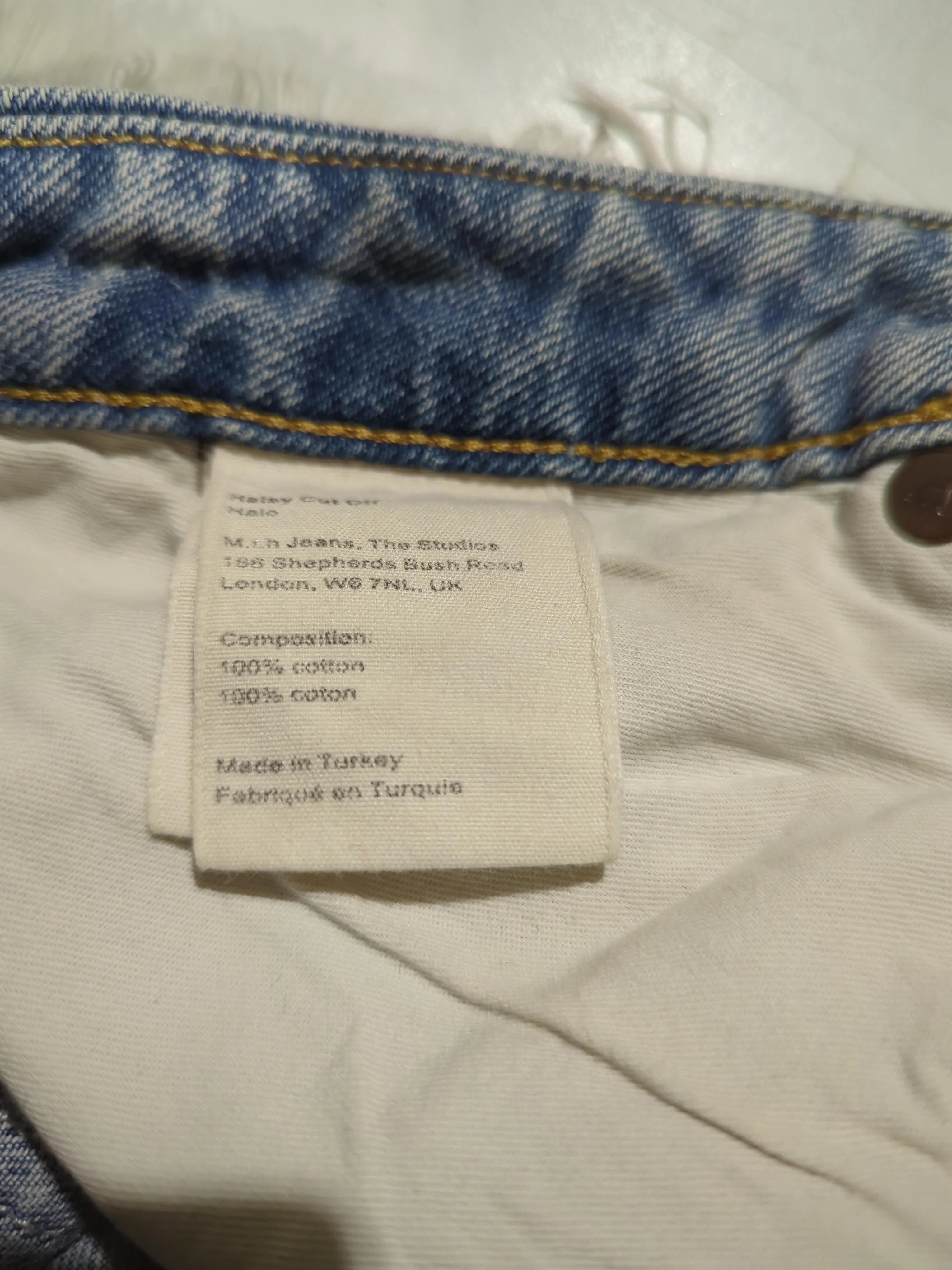 M.i.h Jeans Women's Shorts W 31 in Blue 100% Cotton Cut-Off - Image 6