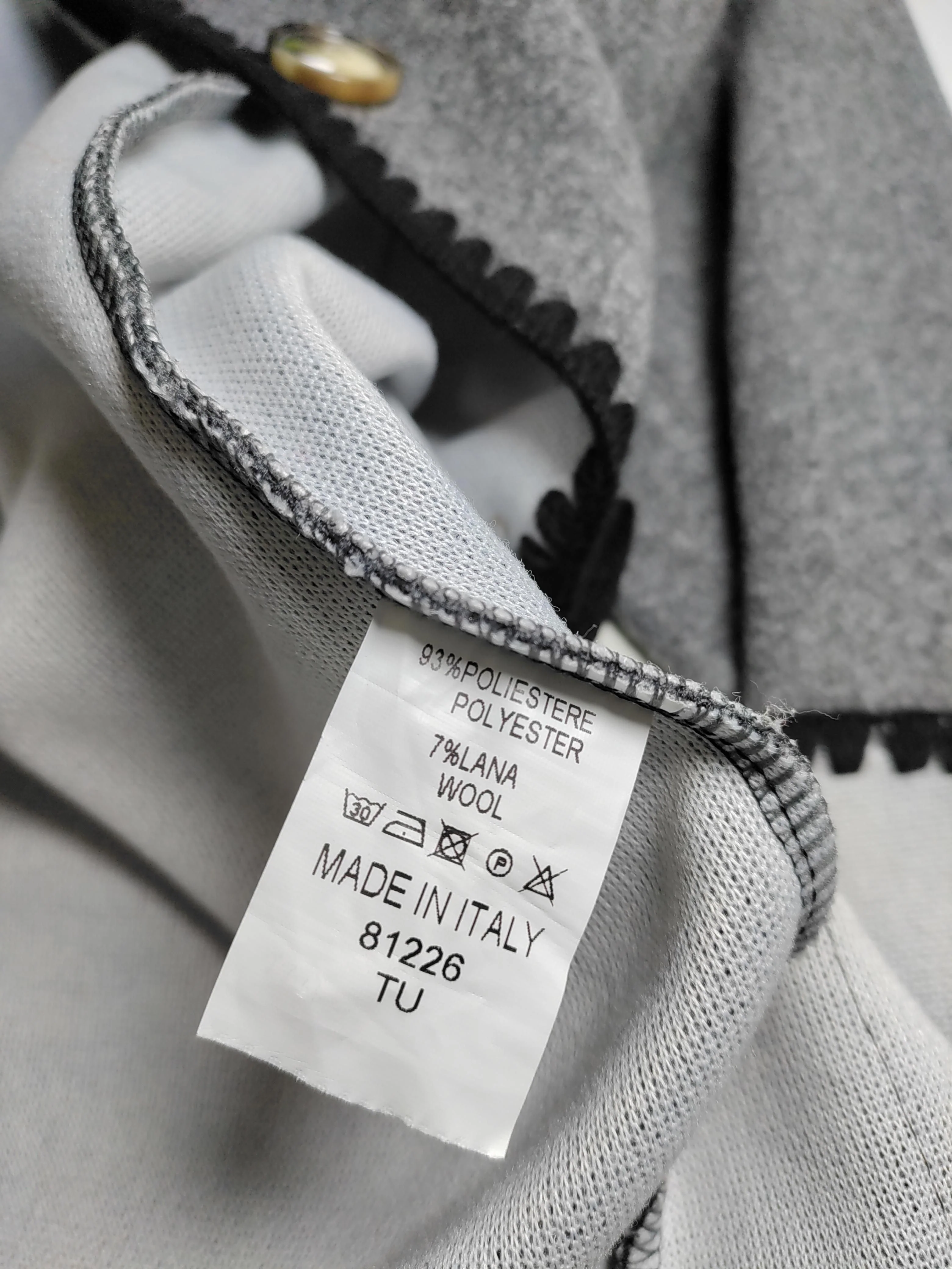 Made in Italy Overcoat jacket grey - Image 7