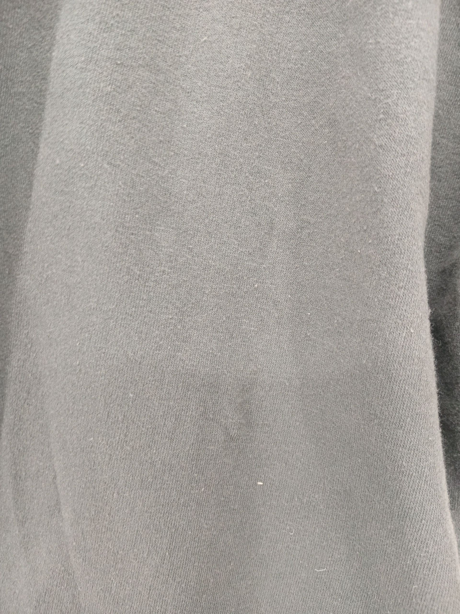 Made In Italy Women's Cardigan L Grey Cotton with Elastane V-Neck Cardigan - Image 6