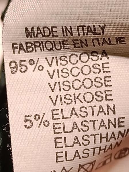 Made In Italy Women's Top L Green Viscose with Elastane Basic - Image 6