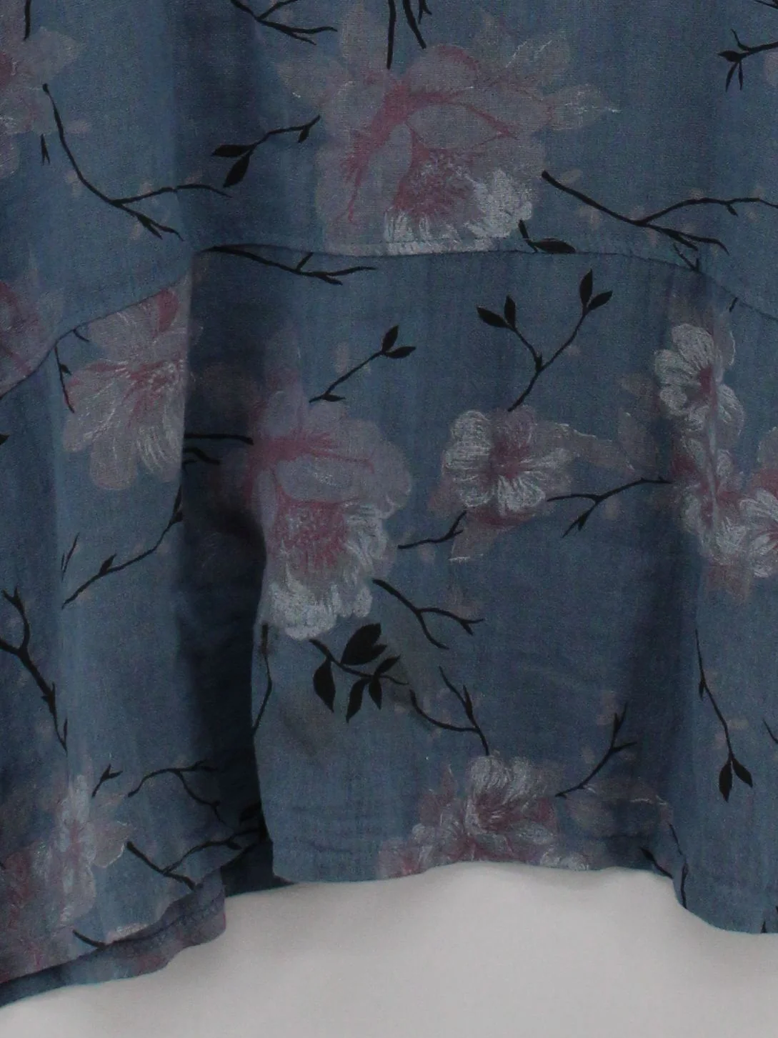 Made In Italy Women's Top XL Blue 100% Other Tunic - Image 4