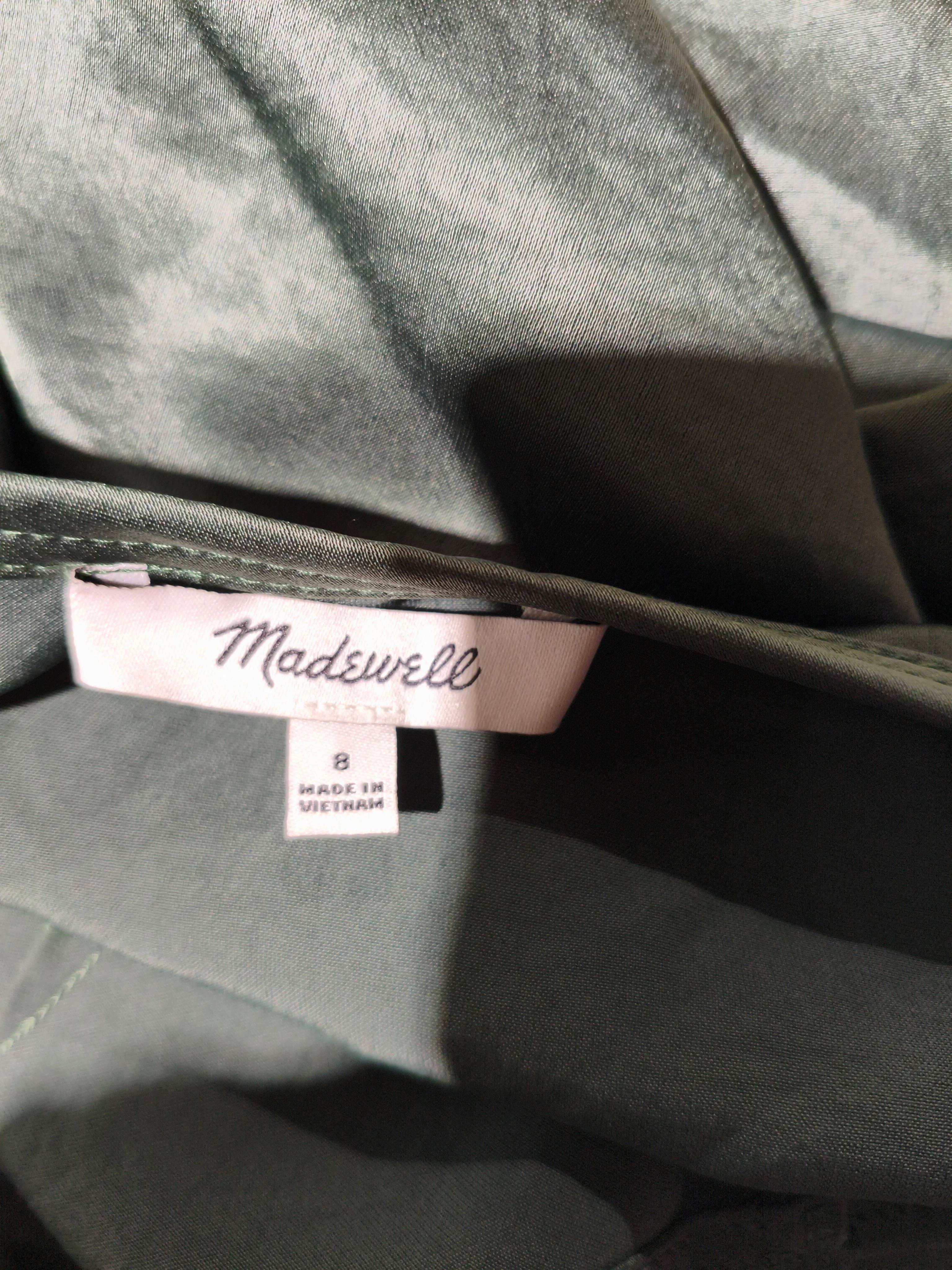 Madewell Slip Maxi Dress in Green - Image 5