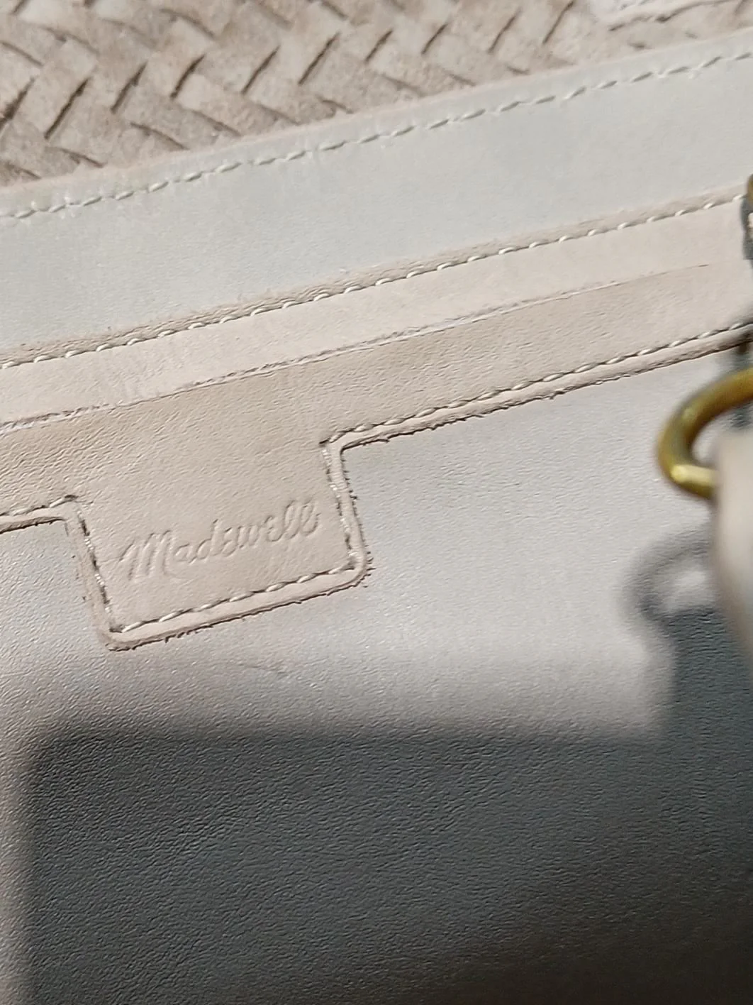 Madewell Women's Bag Cream 100% Leather Tote - Image 6