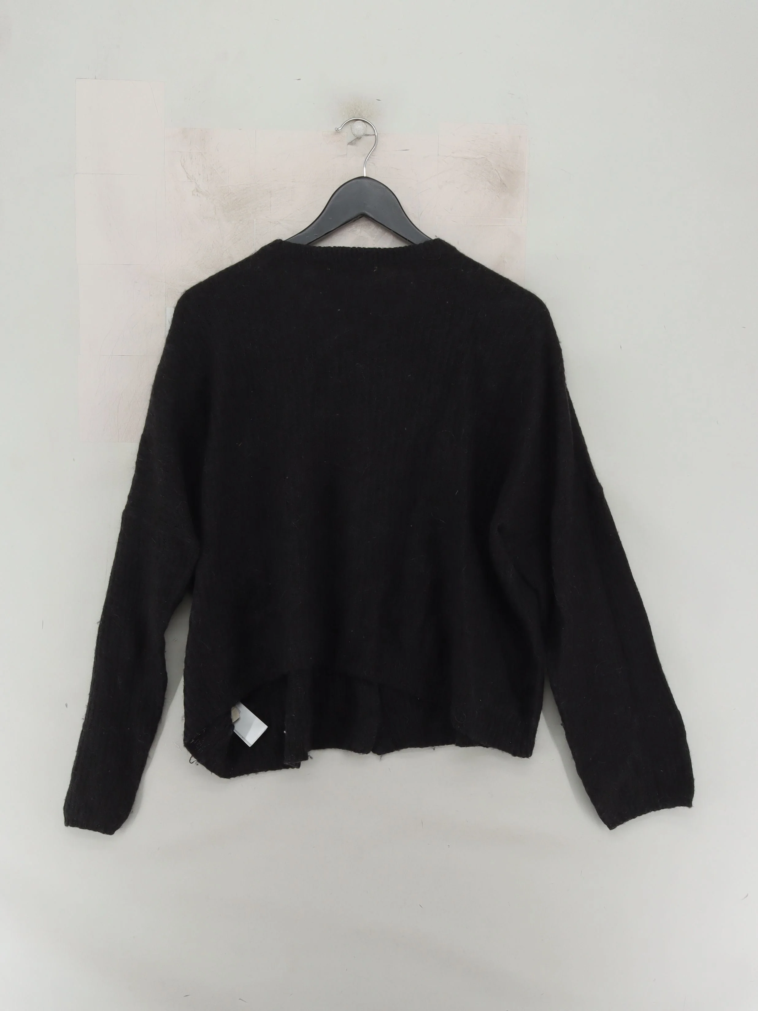 Madewell Women's Cardigan M Black Acrylic with Polyamide, Angora Cardigan - Image 2