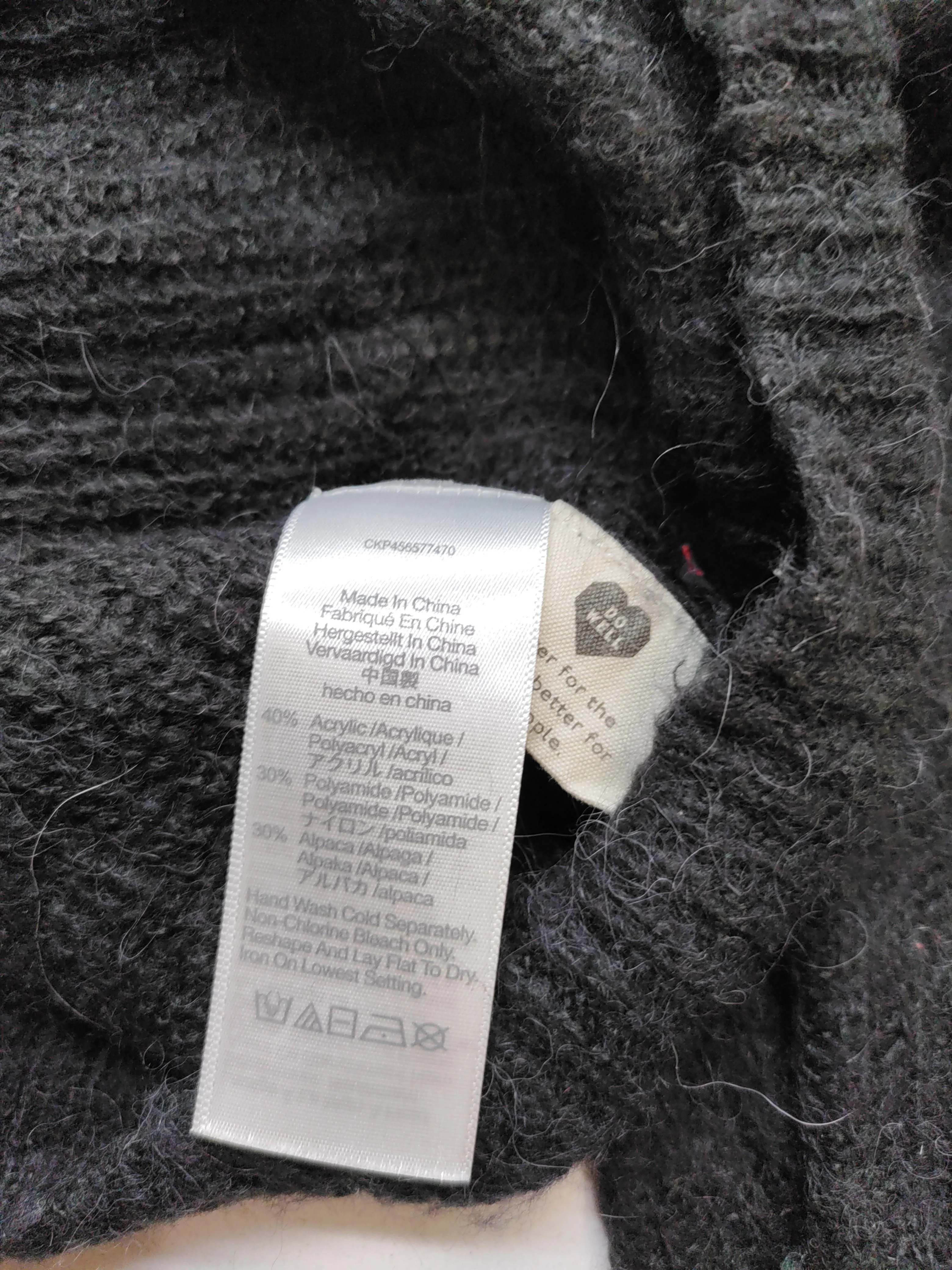 Madewell Women's Cardigan M Black Acrylic with Polyamide, Angora Cardigan - Image 7