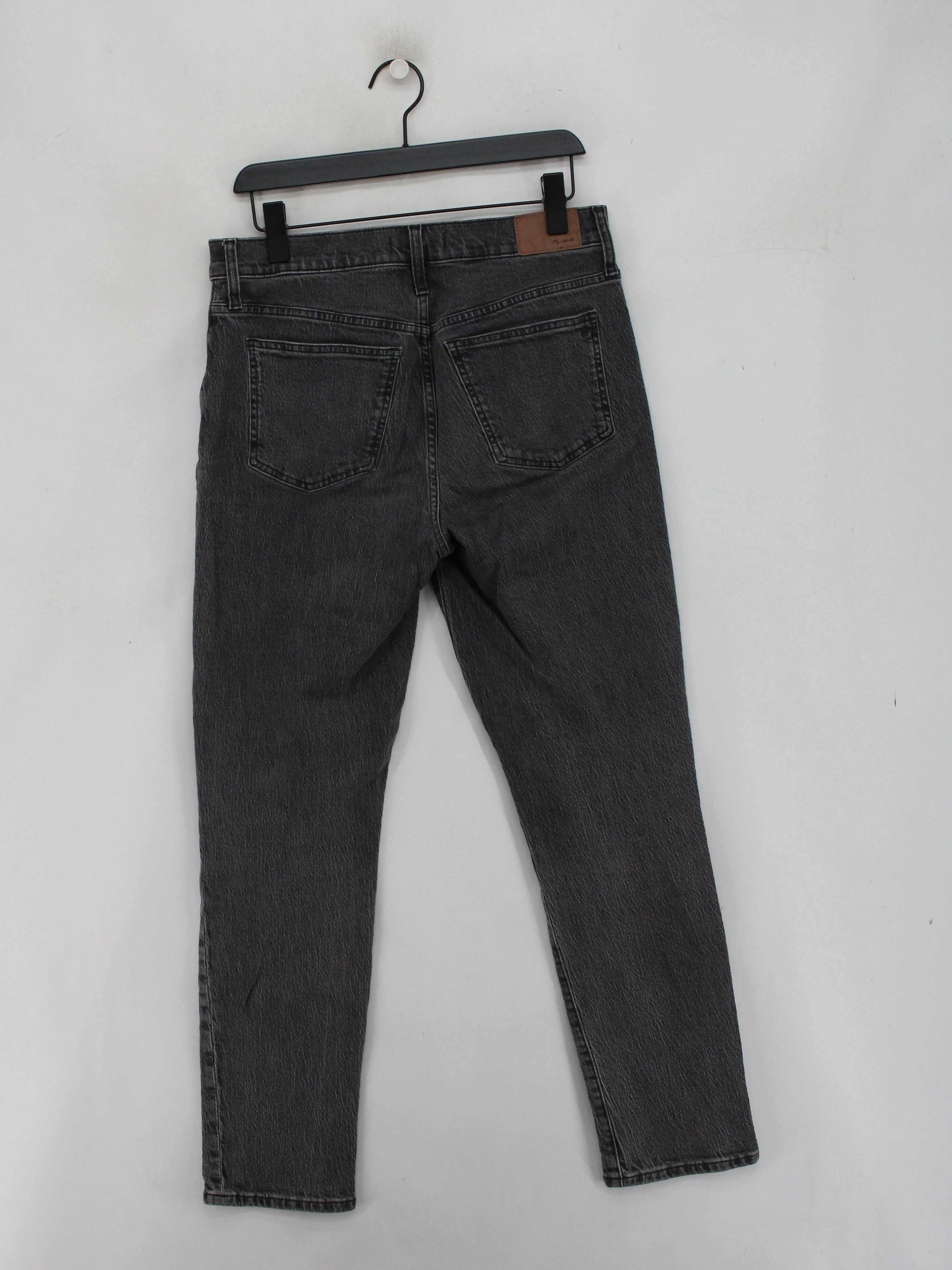 Madewell Women's Jeans M Grey Cotton with Elastane Straight - Image 2