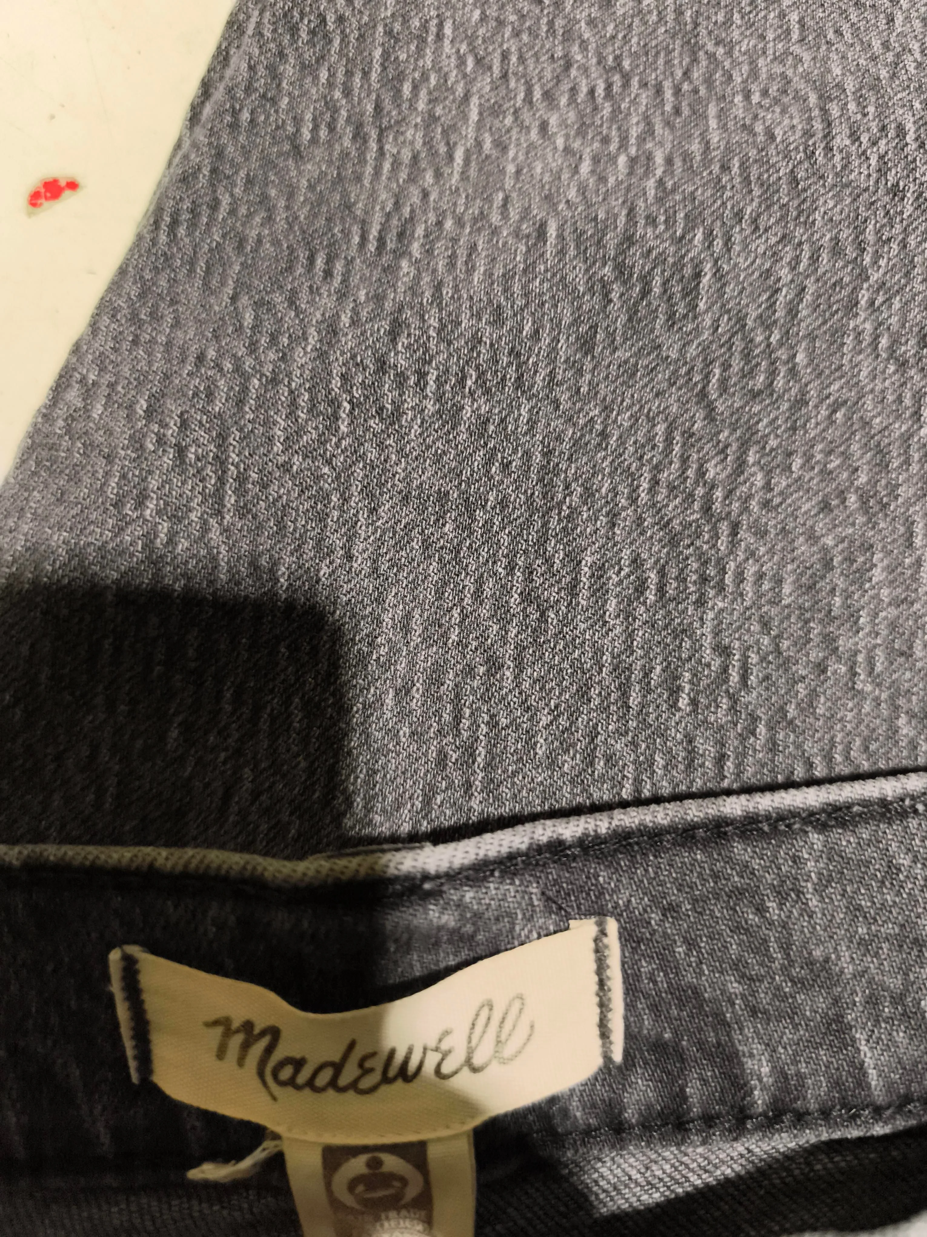 Madewell Women's Jeans M Grey Cotton with Elastane Straight - Image 6