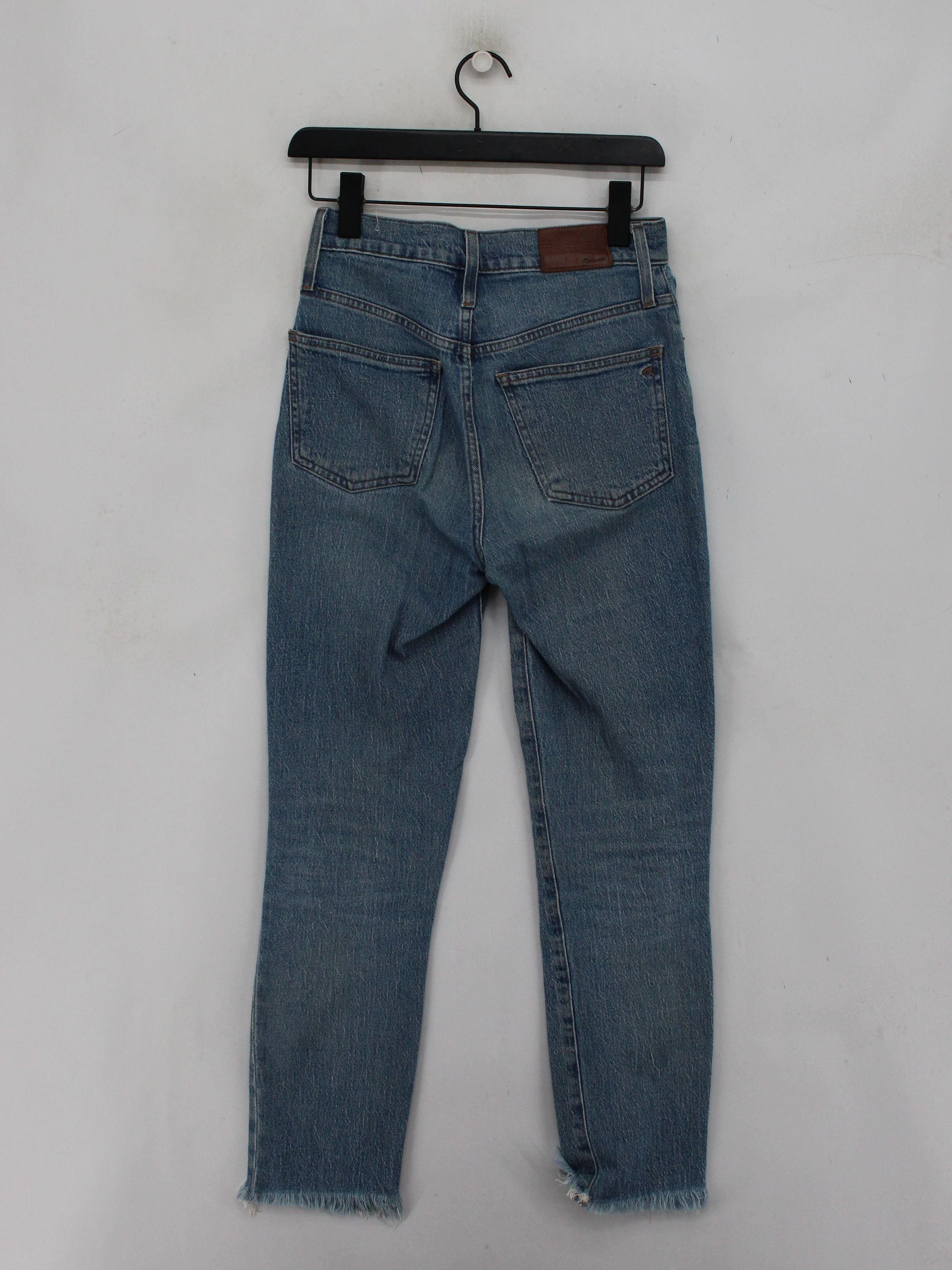 Madewell Women's Jeans W 24 in Blue Cotton with Elastane Straight - Image 2