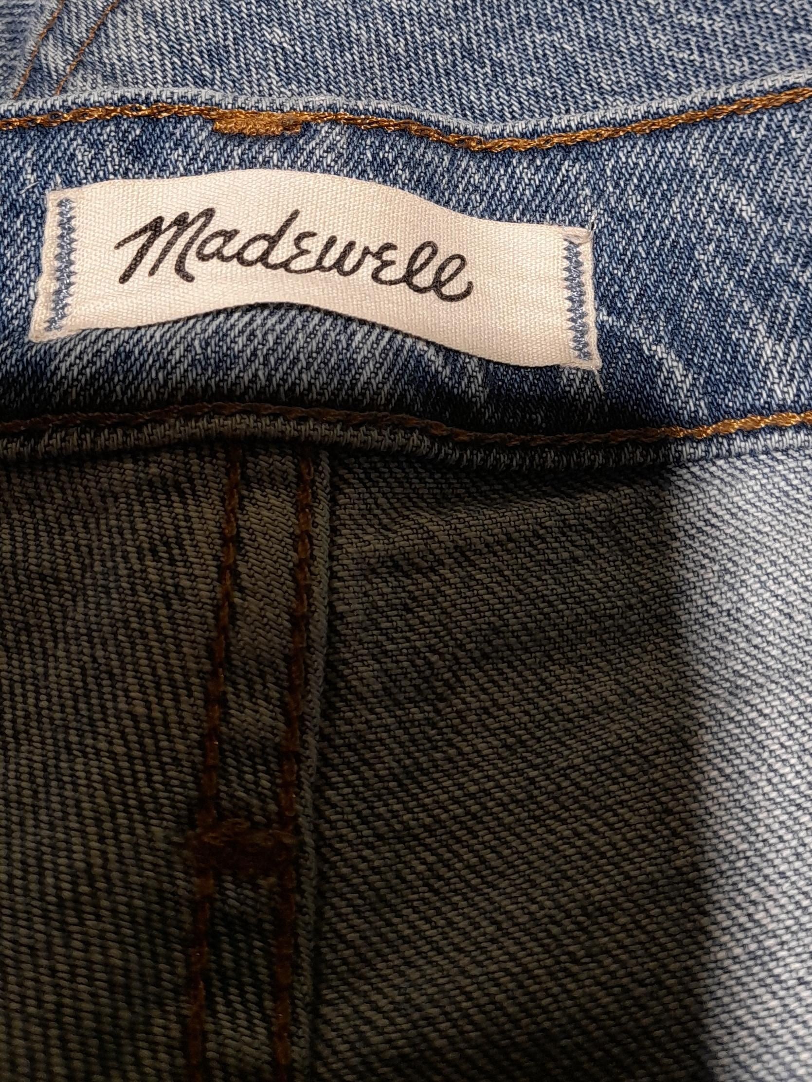 Madewell Women's Jeans W 24 in Blue Cotton with Elastane Straight - Image 6