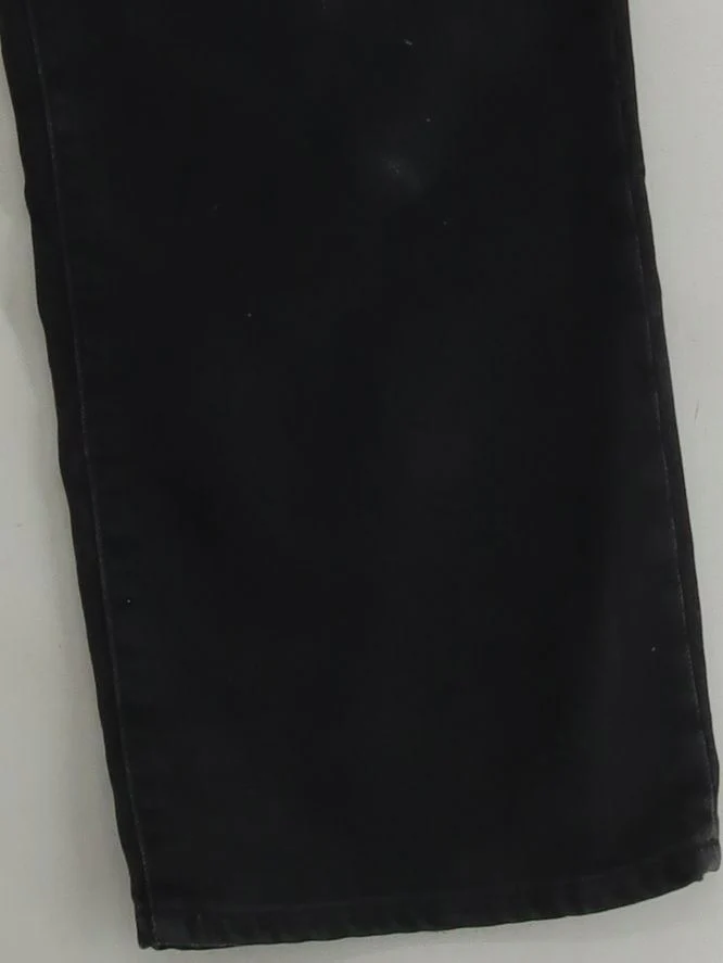 Madewell Women's Jeans W 26 in Black Cotton with Polyester Wide-Leg - Image 4