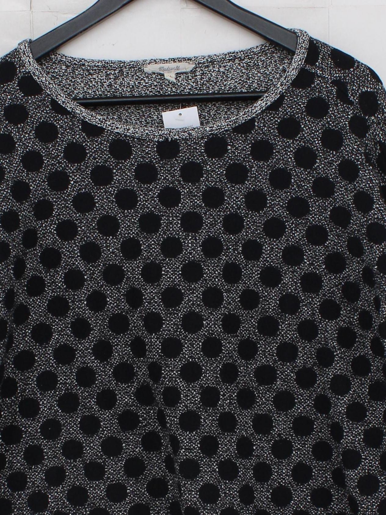 Madewell Women's Jumper M Multi Polkadot 100% Other Round Neck Pullover - Image 3
