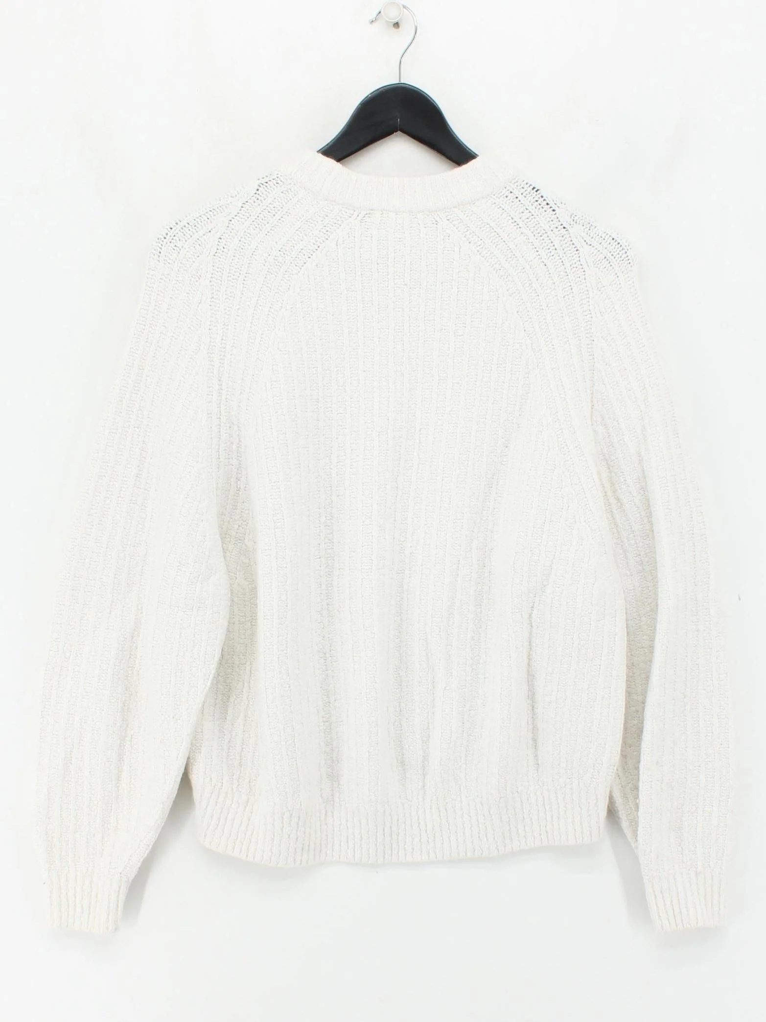 Madewell Women's Jumper XS Cream Cotton with Polyamide, Wool, Elastane Pullover - Image 2
