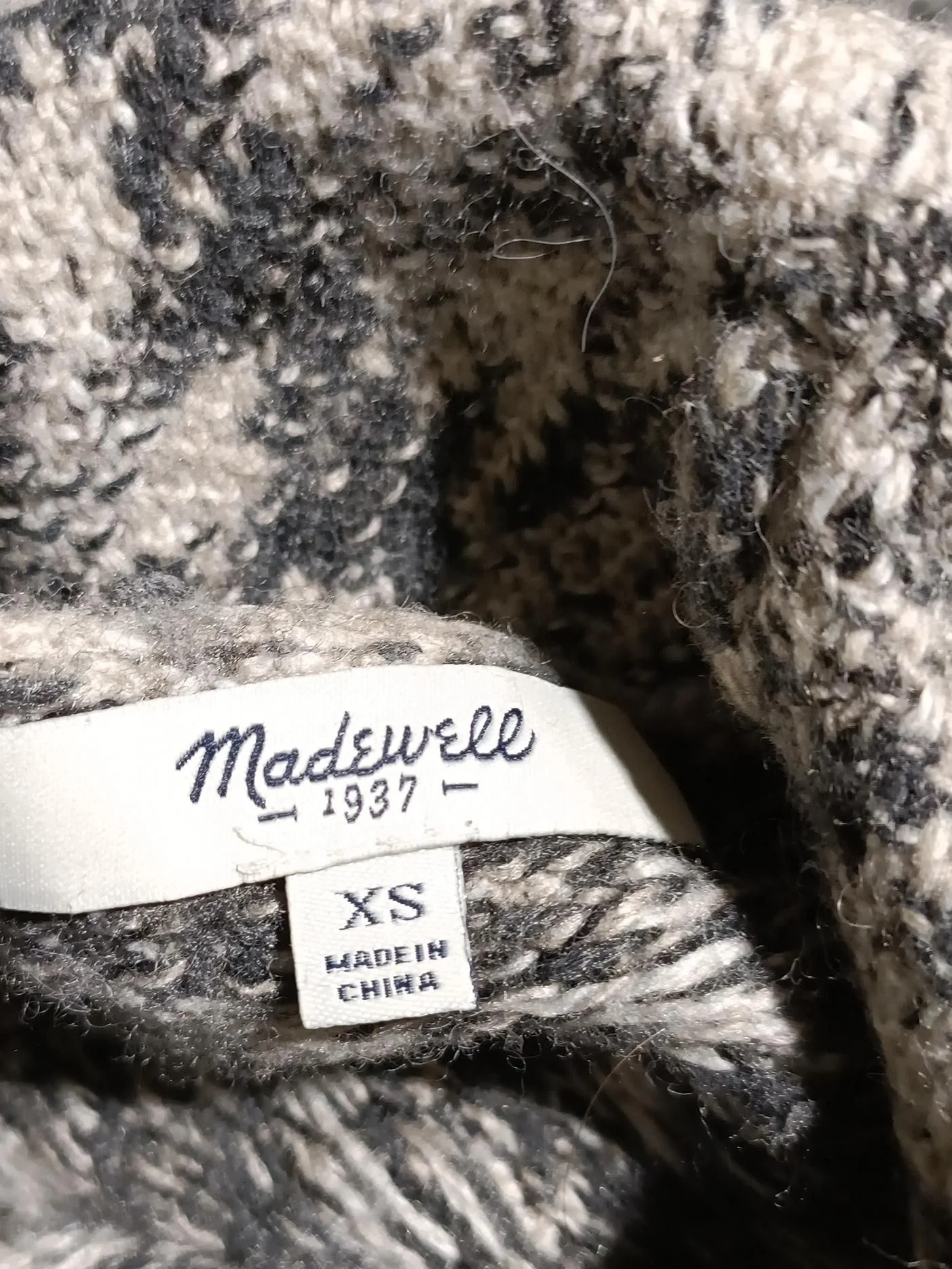 Madewell Women's Jumper XS Multi Viscose with Nylon, Wool, Other Pullover - Image 6