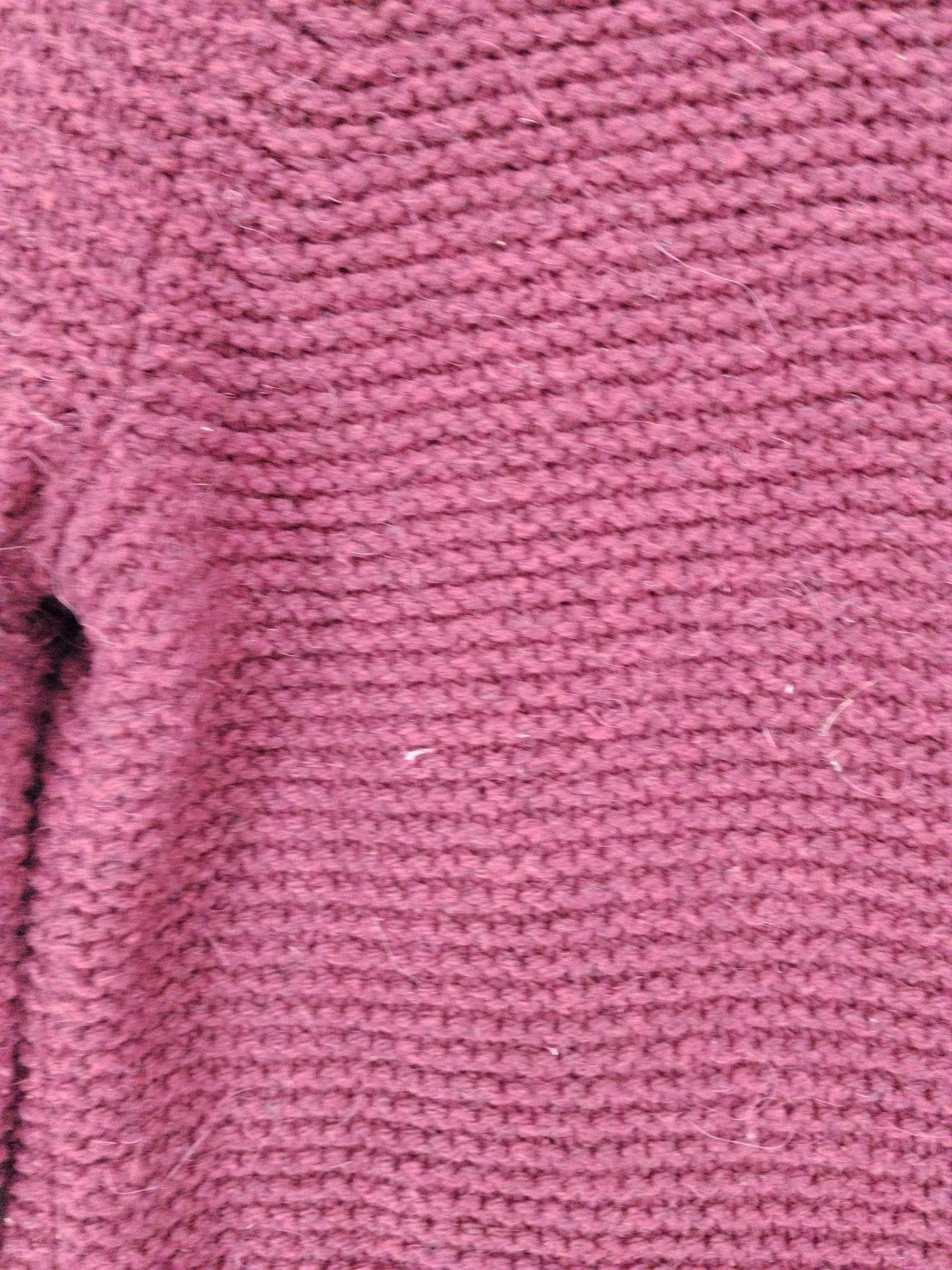 Madewell Women's Jumper XS Red Cotton with Polyester, Other V-Neck Pullover - Image 5