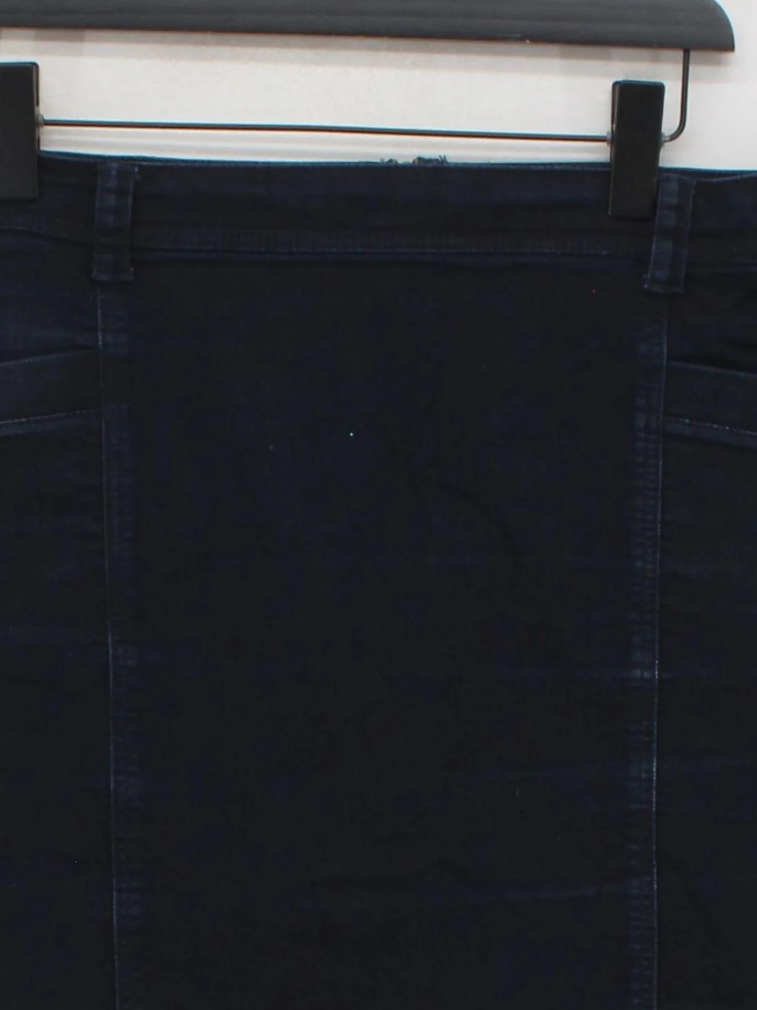 Madewell Women's Mini Skirt UK 12 Blue Cotton with Polyester, Elastane Mini - Image 3