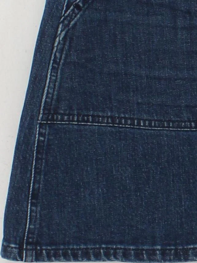 Madewell Women's Mini Skirt W 29 in Blue Cotton with Elastane Short Mini - Image 4
