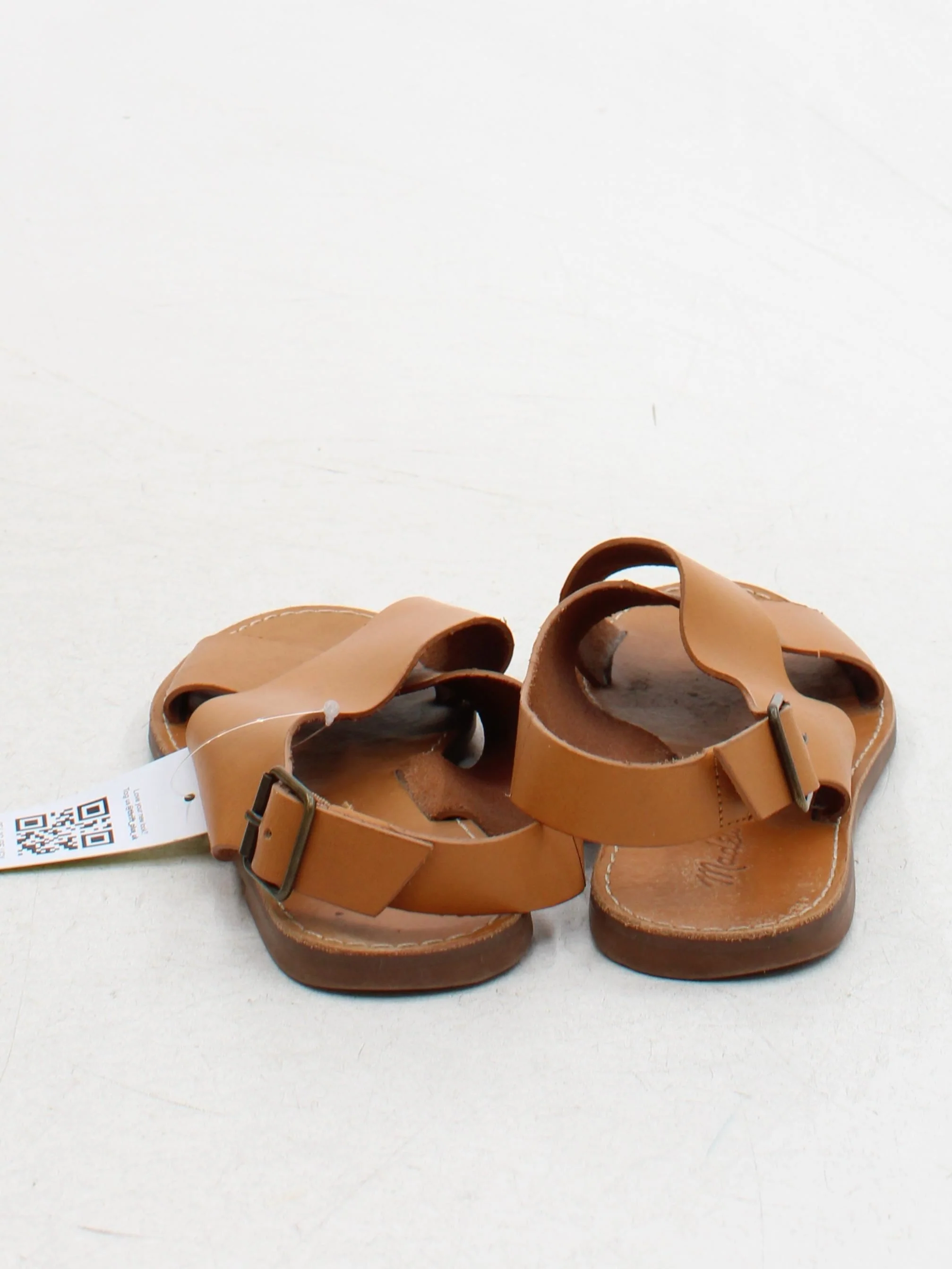 Madewell Women's Sandals UK 5 Tan 100% Leather Strappy - Image 3