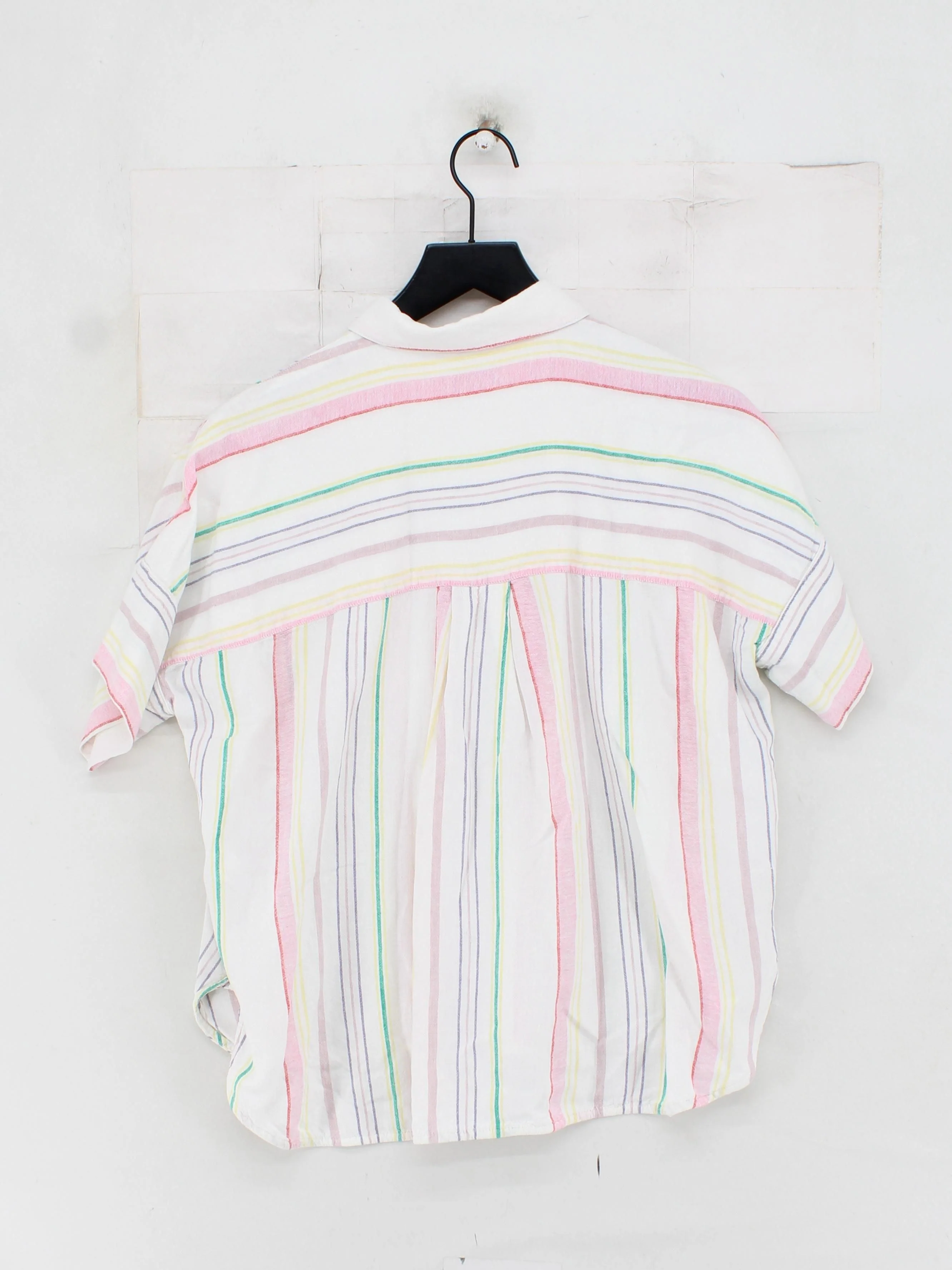 Madewell Women's Shirt M White Linen with Viscose Basic - Image 2