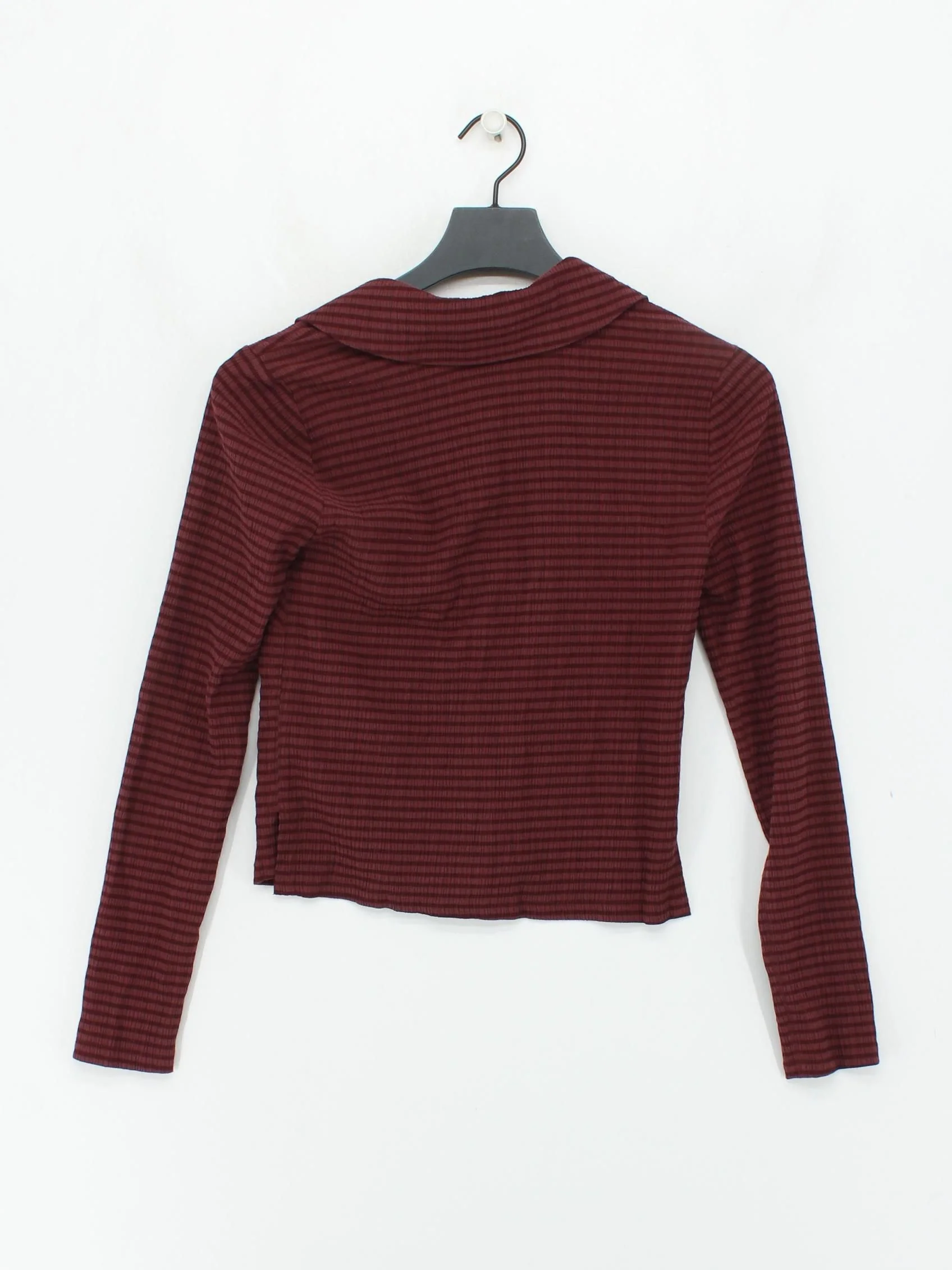 Madewell Women's Shirt XS Red Polyester with Cotton, Elastane Basic - Image 2