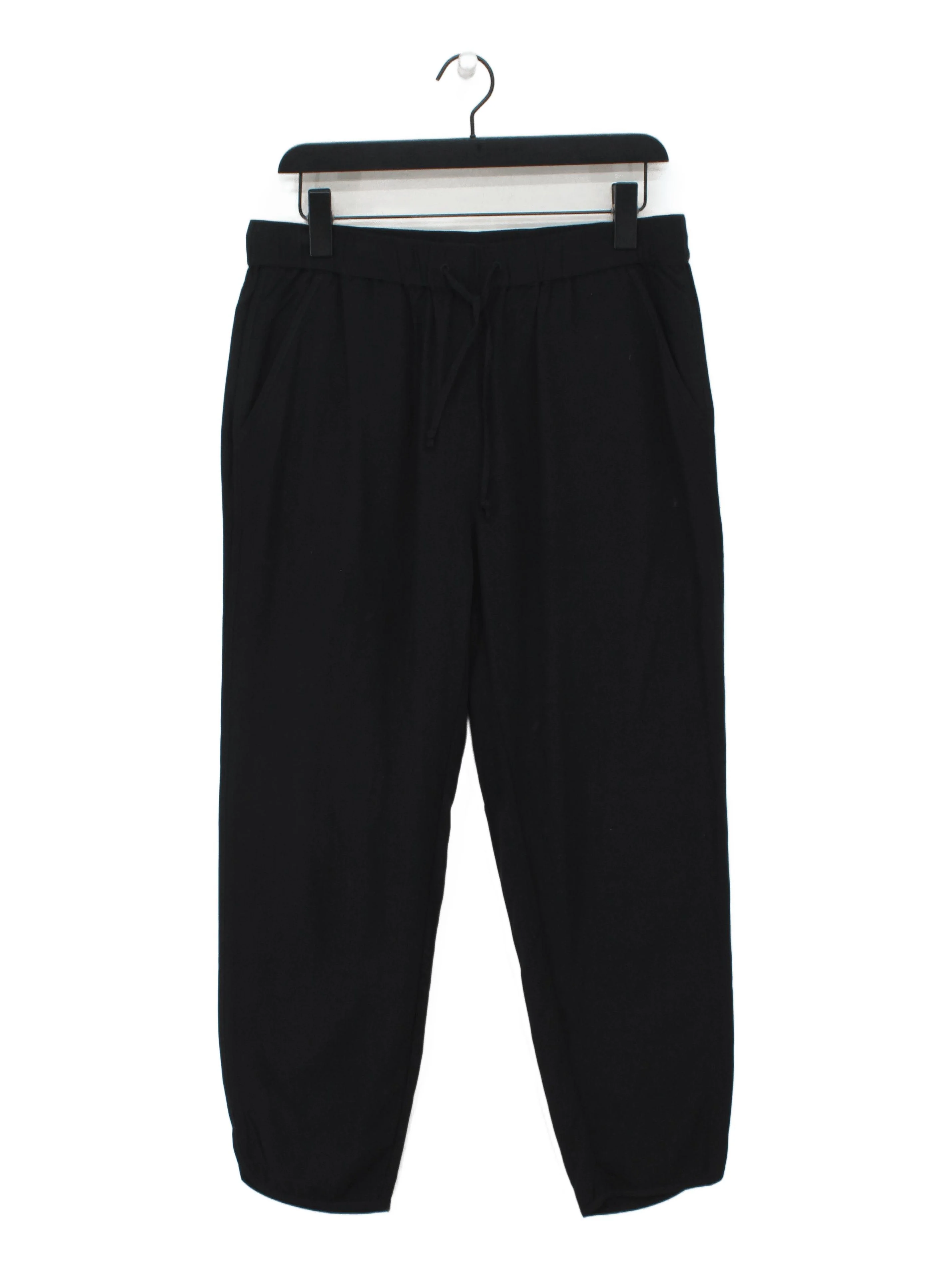 Madewell Women's Sports Bottoms M Black 100% Viscose Tapered Sweatpants