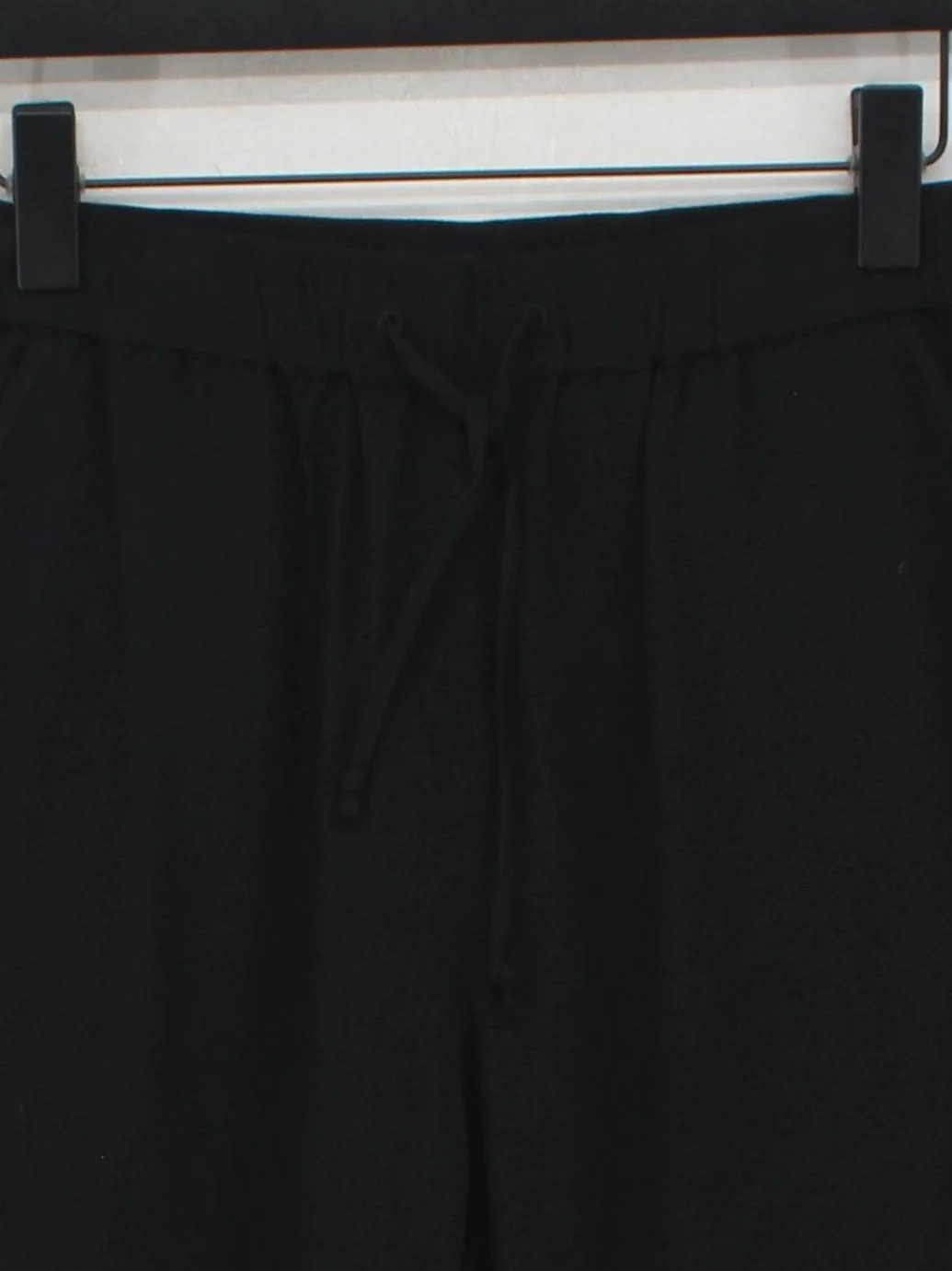 Madewell Women's Sports Bottoms M Black 100% Viscose Tapered Sweatpants - Image 3