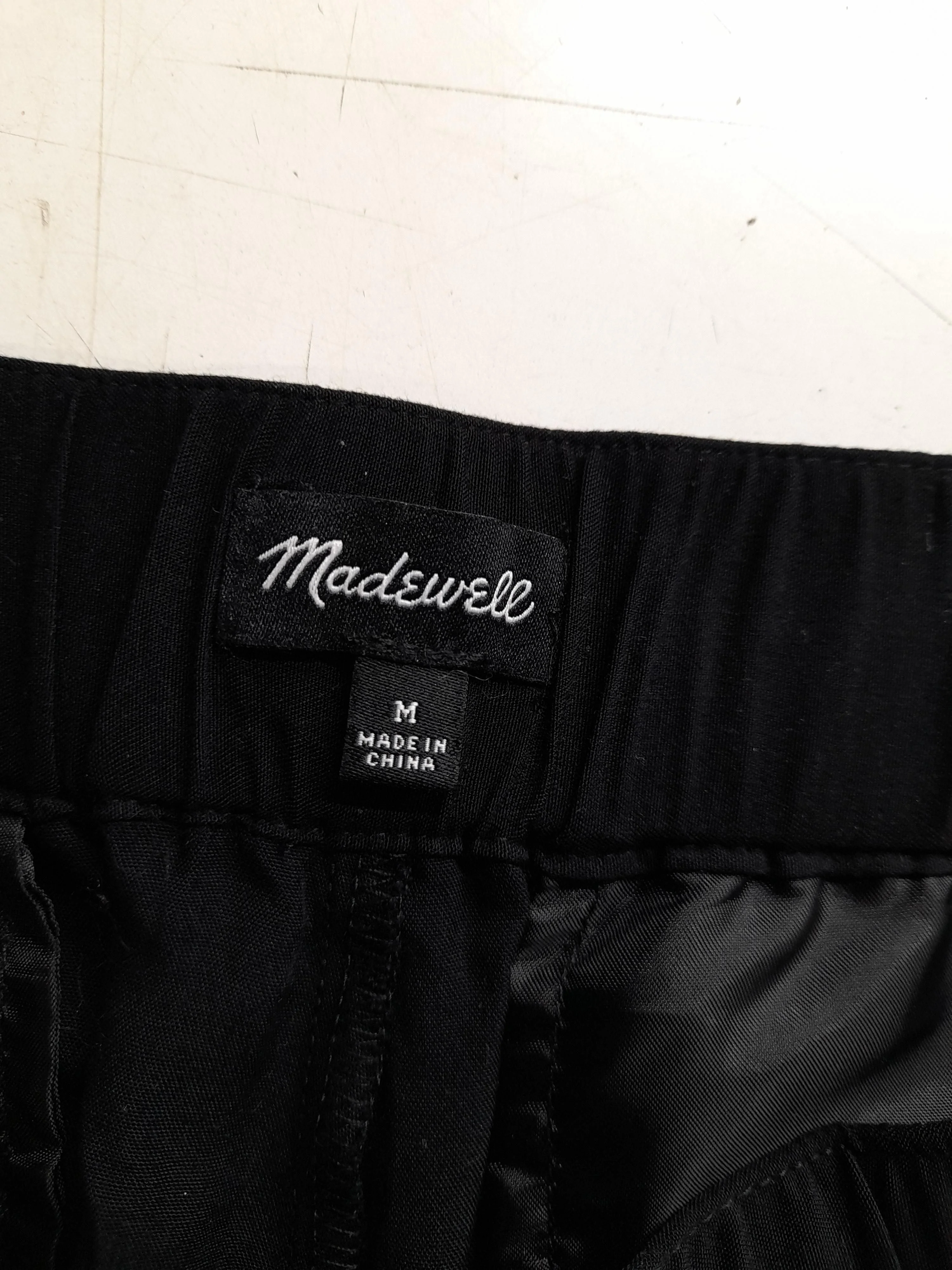 Madewell Women's Sports Bottoms M Black 100% Viscose Tapered Sweatpants - Image 5
