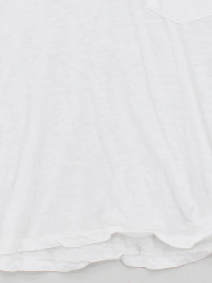 Madewell Women's T-Shirt M White 100% Cotton Short Sleeve Round Neck Basic - Image 4