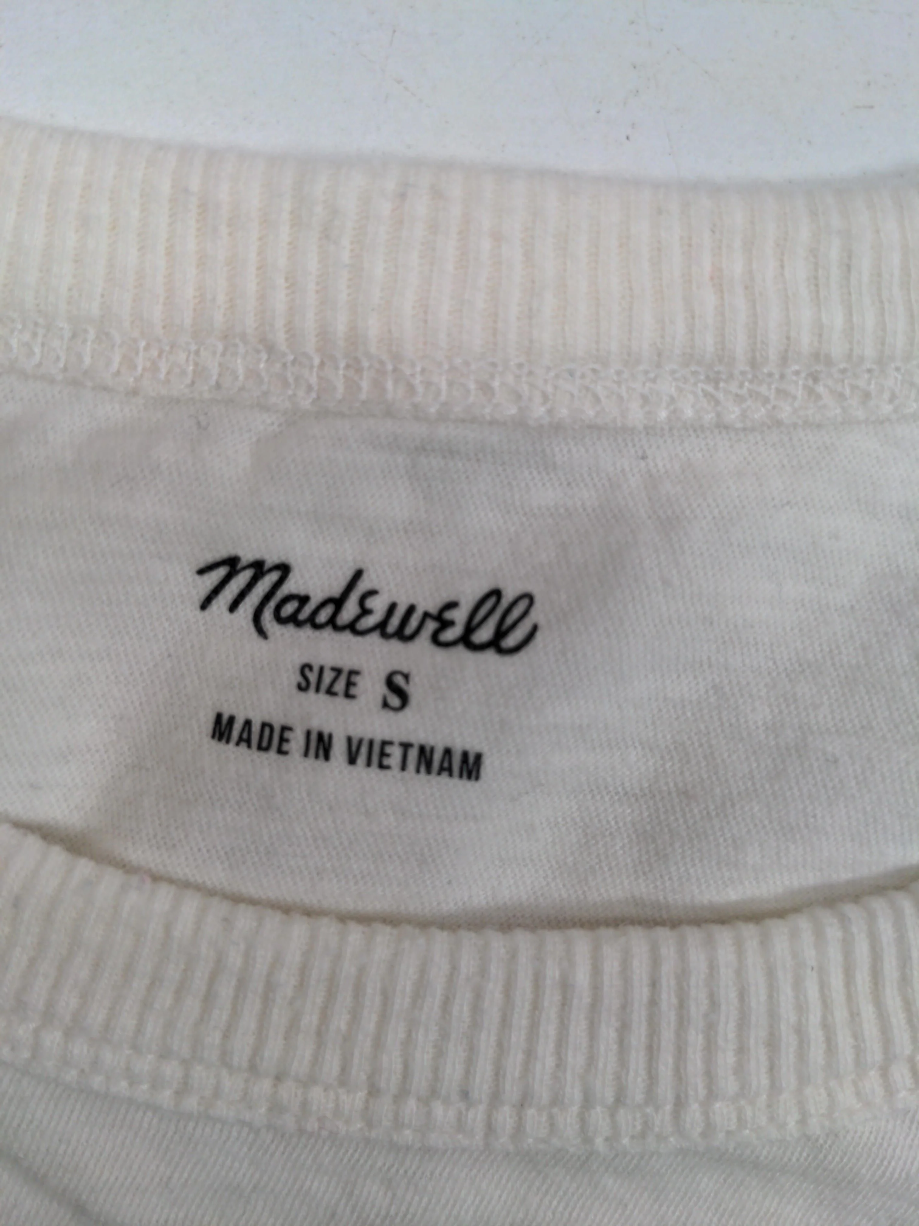 Madewell Women's T-Shirt S Multi 100% Cotton Basic - Image 5