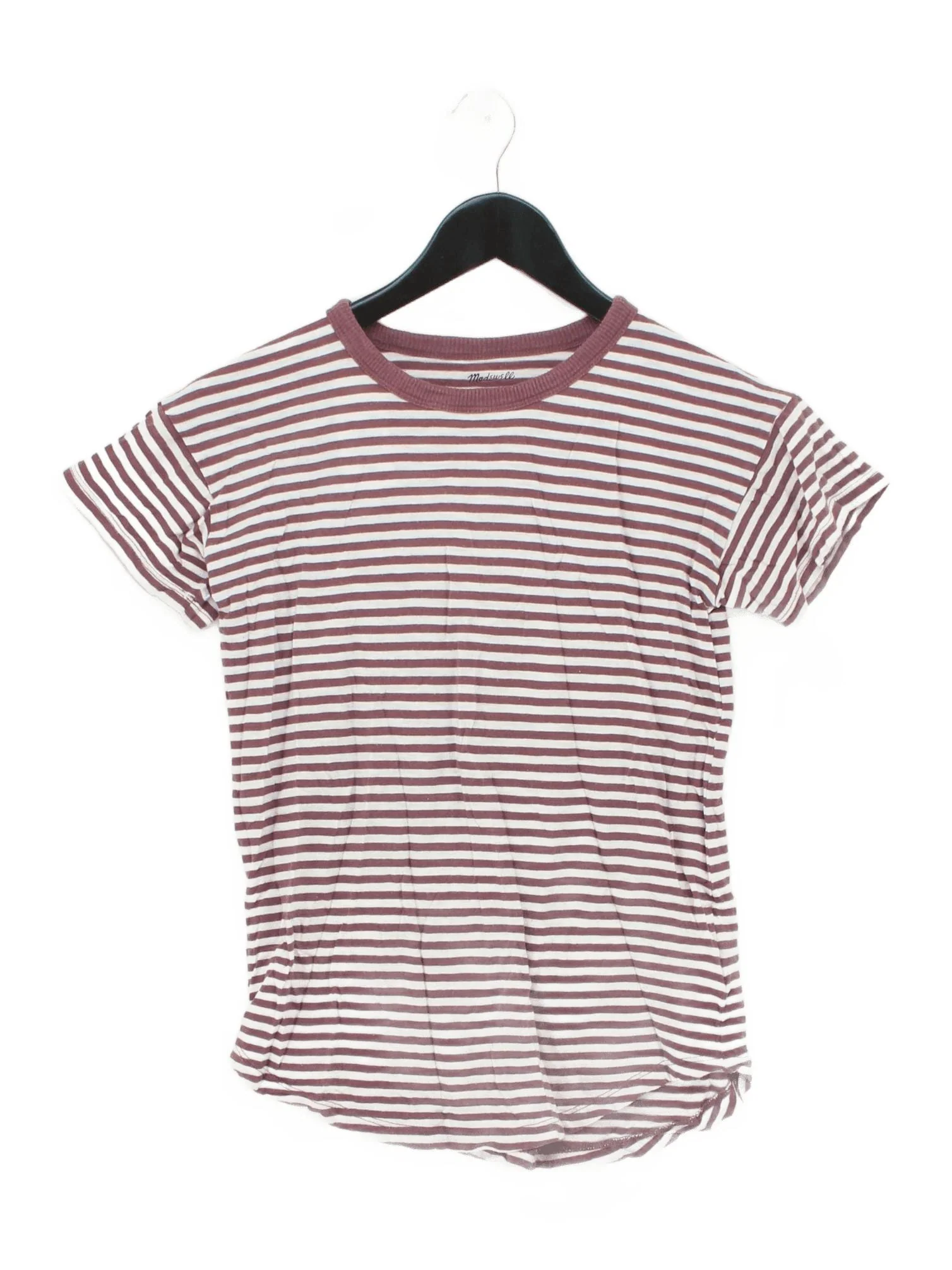 Madewell Women's T-Shirt XXS Red 100% Cotton Basic