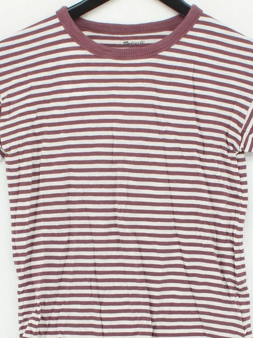 Madewell Women's T-Shirt XXS Red 100% Cotton Basic - Image 3