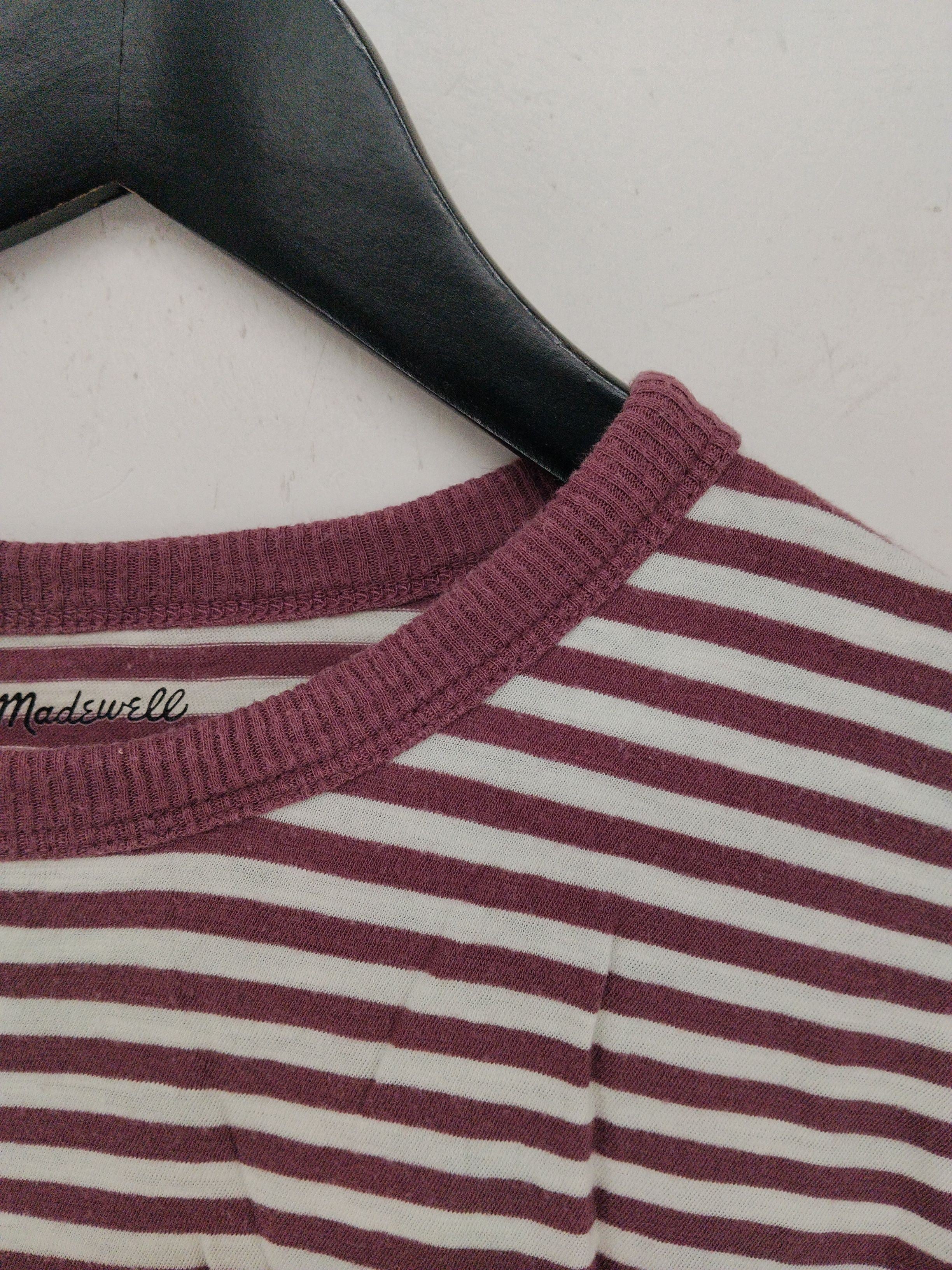 Madewell Women's T-Shirt XXS Red 100% Cotton Basic - Image 5