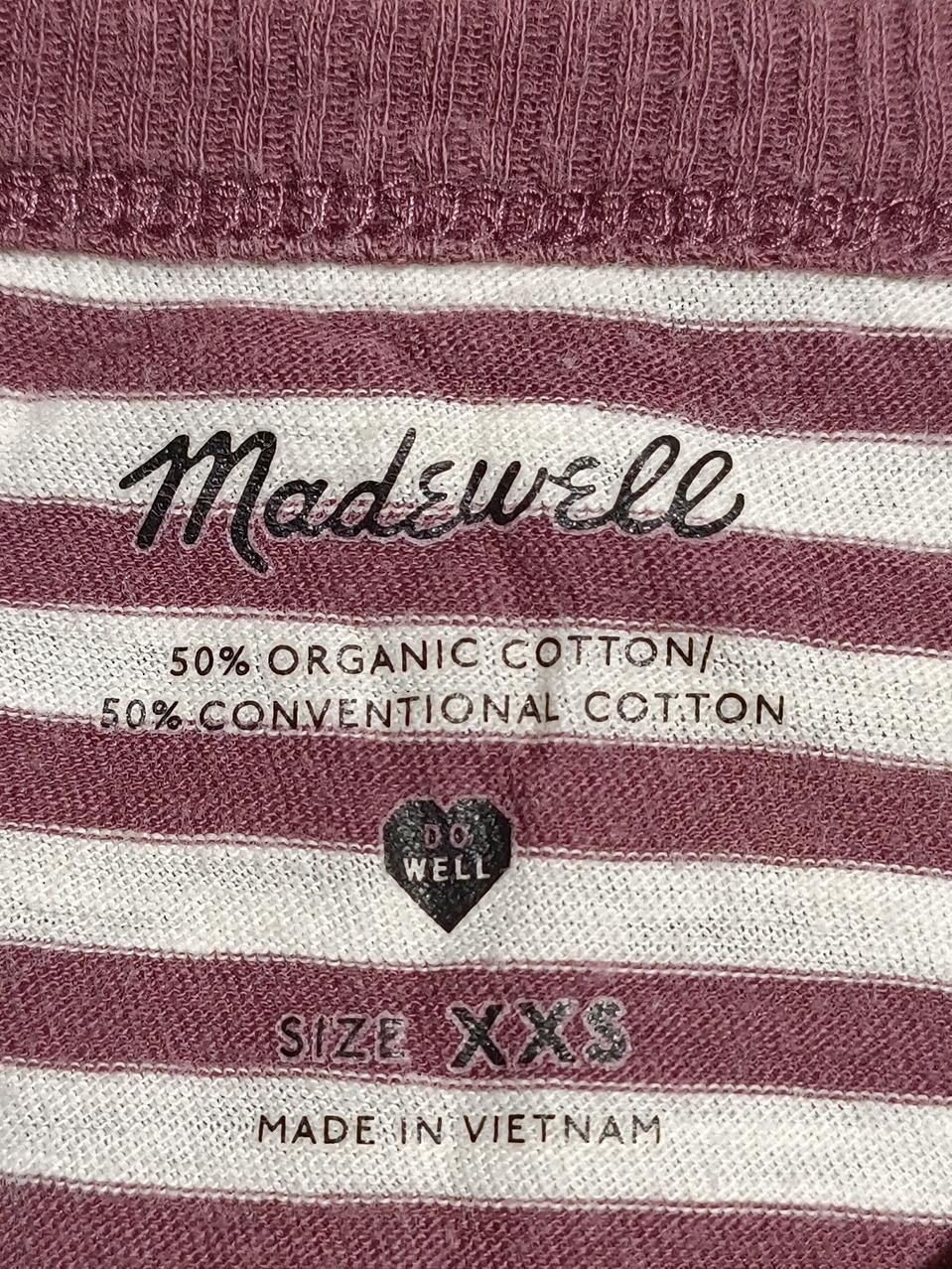 Madewell Women's T-Shirt XXS Red 100% Cotton Basic - Image 7