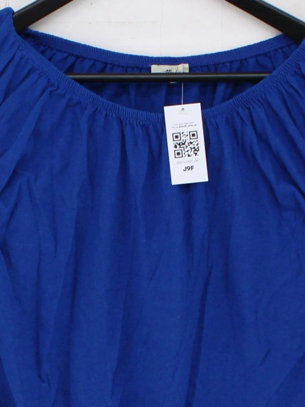 Madewell Women's Top M Blue Cotton with Linen Sleeveless Round Neck Basic - Image 3